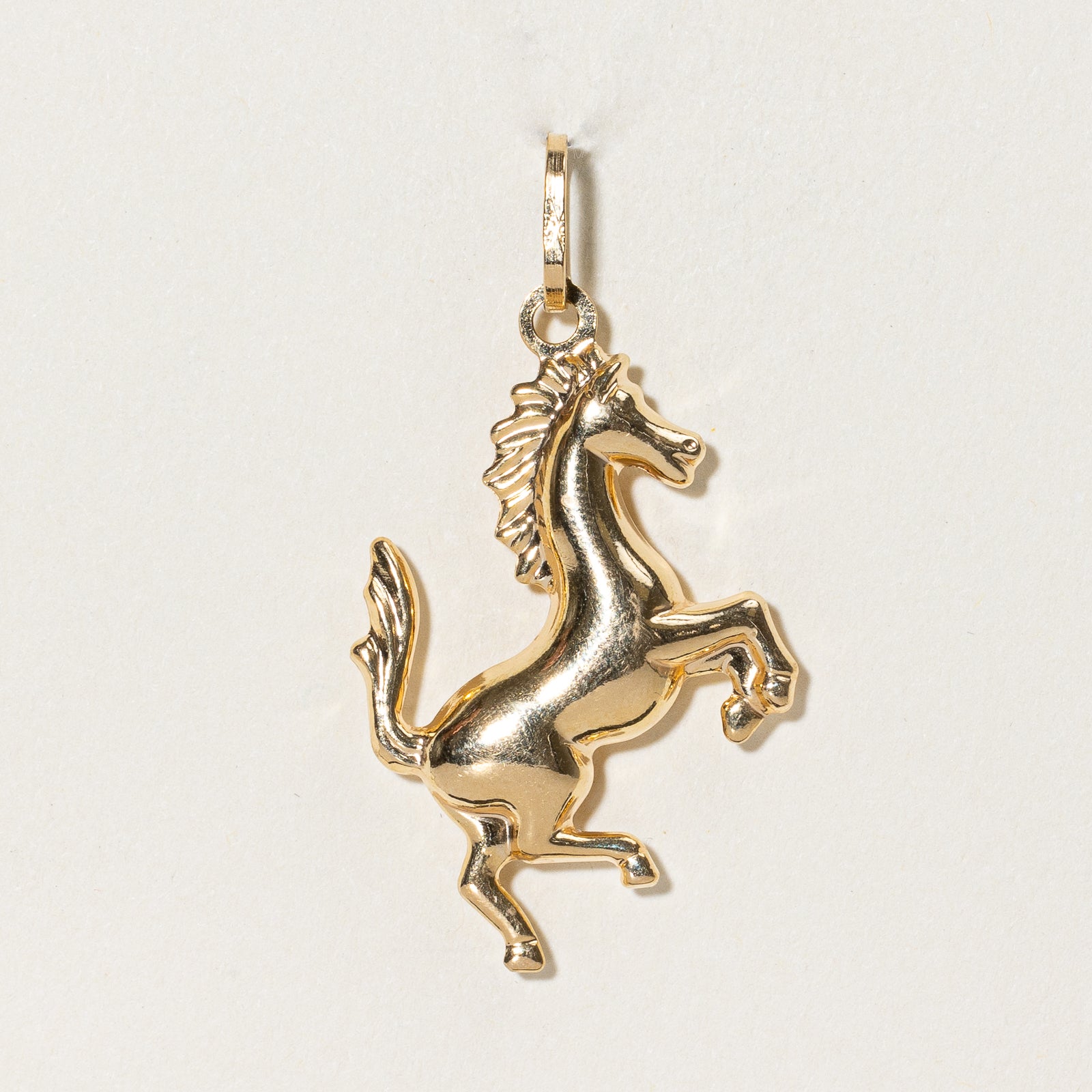 18k Yellow Gold Horse Charm |