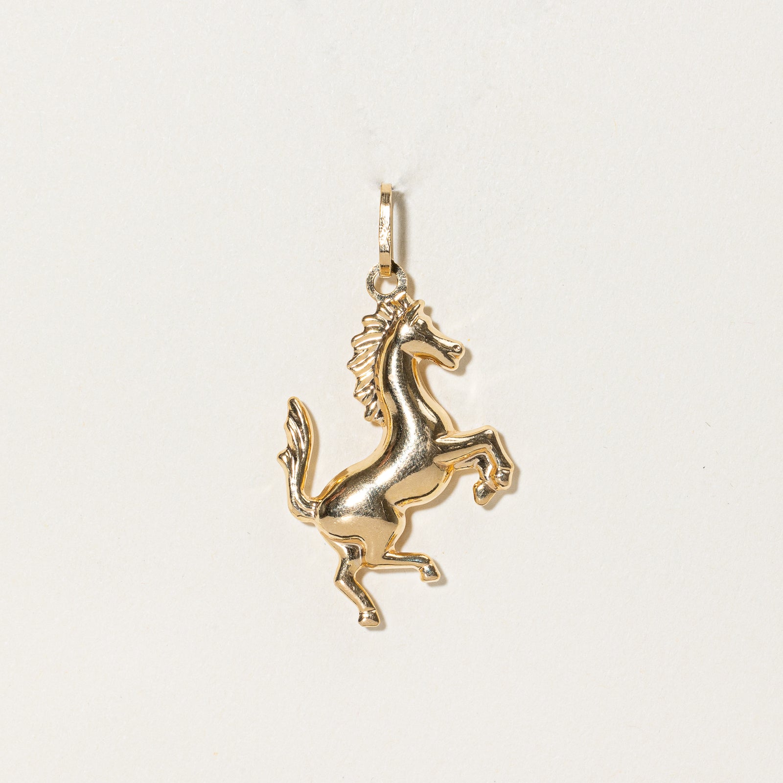 18k Yellow Gold Horse Charm |