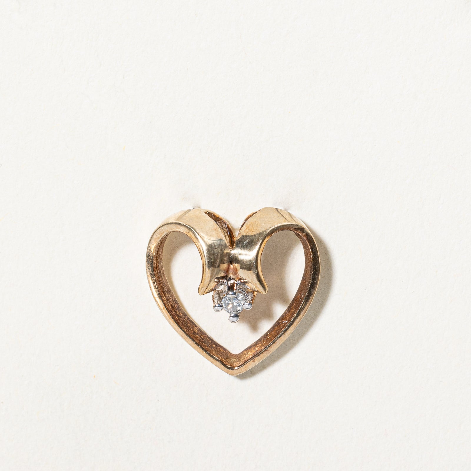 Diamond Heart Pendant | 0.03ct |