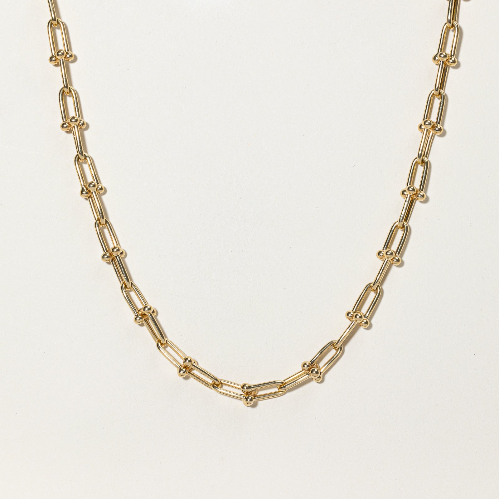 Hardware Inspired 18k Yellow Gold Chain | 19.5" |