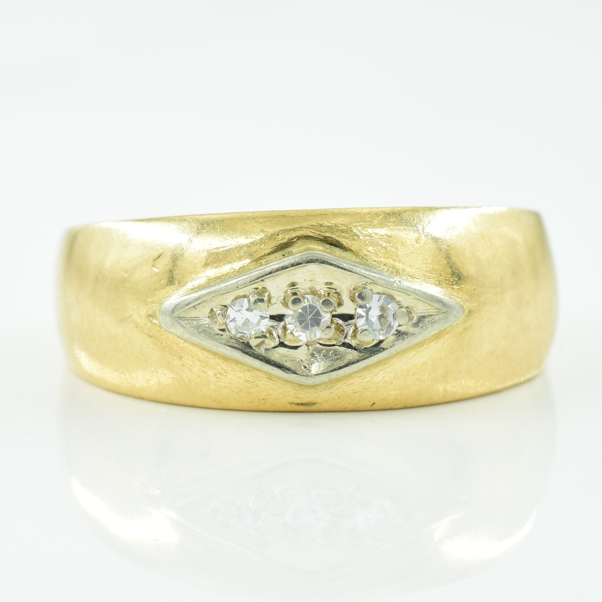 Three Stone Diamond Ring | 0.05ctw | SZ 7 |