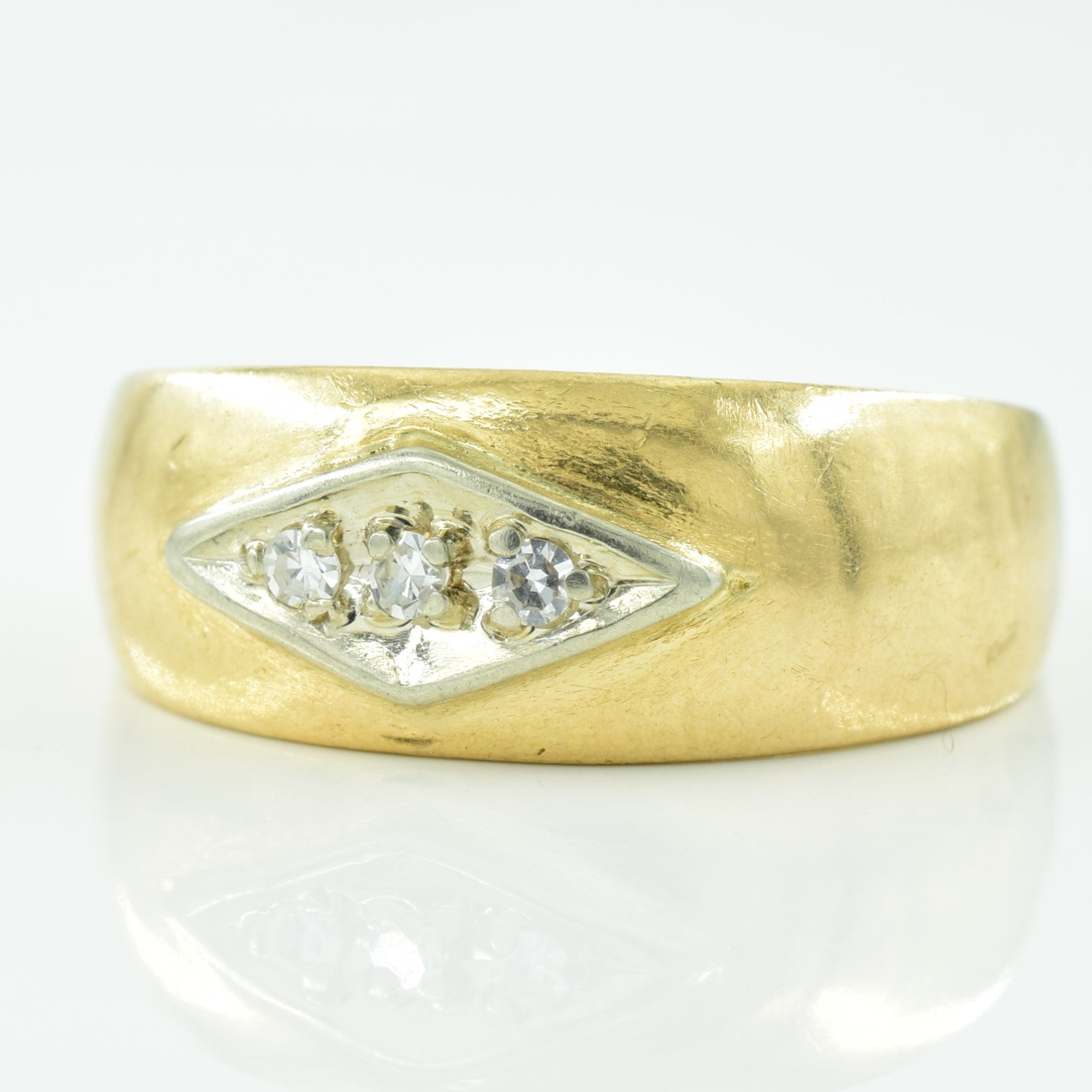 Three Stone Diamond Ring | 0.05ctw | SZ 7 |