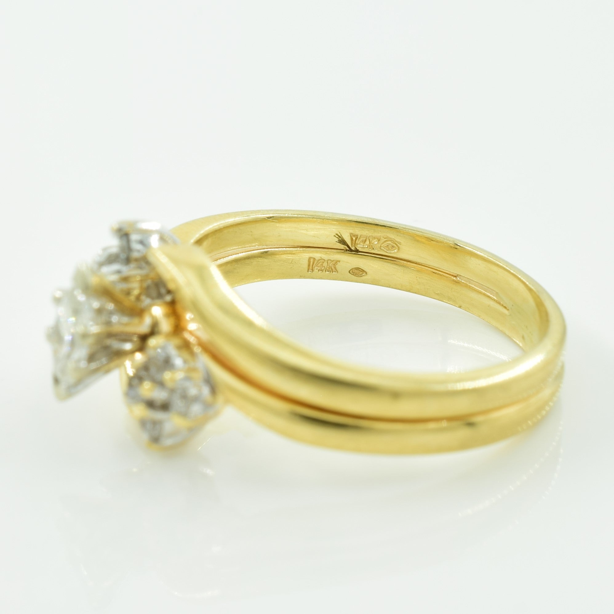 Diamond Bypass Ring | 0.27ctw | SZ 5.75 |