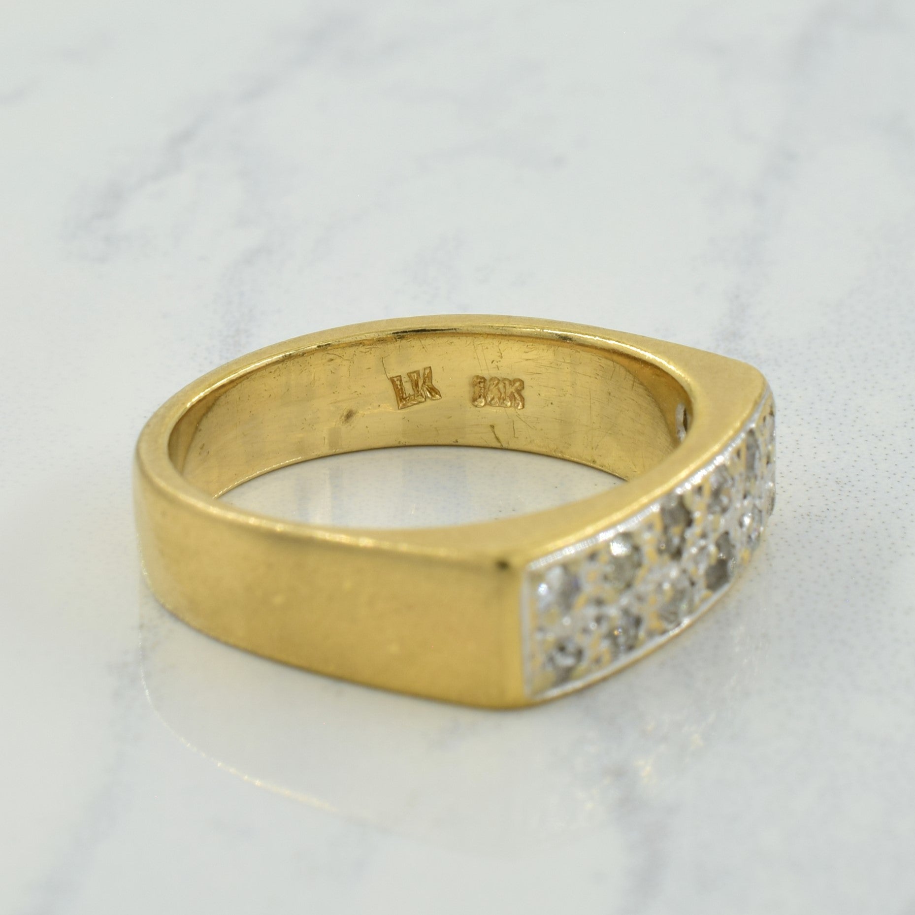 Dual Row Diamond Ring | 0.28ctw | SZ 8.5 |