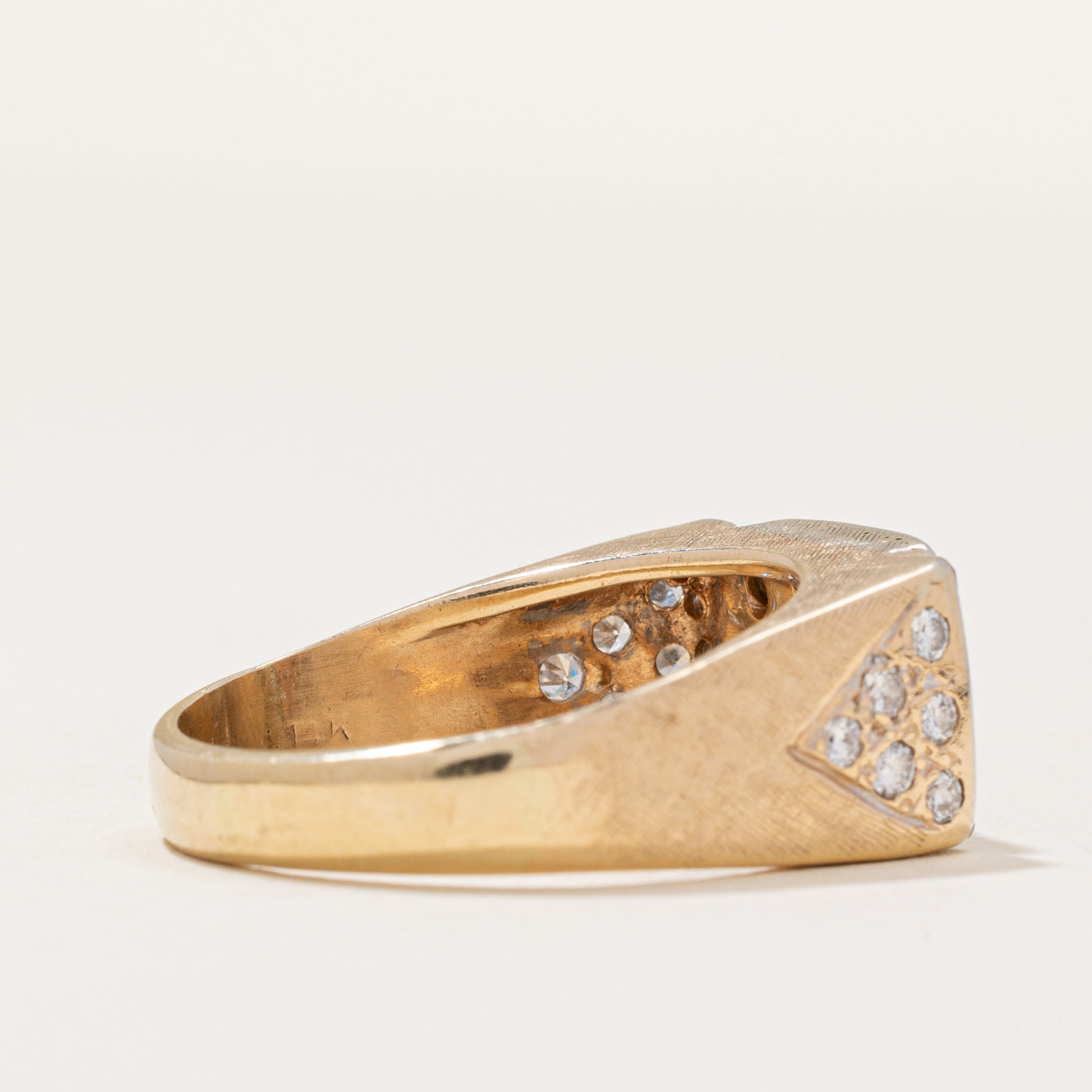 Vintage Pave Set Diamond Ring | 0.91ctw | SZ 10.25 |