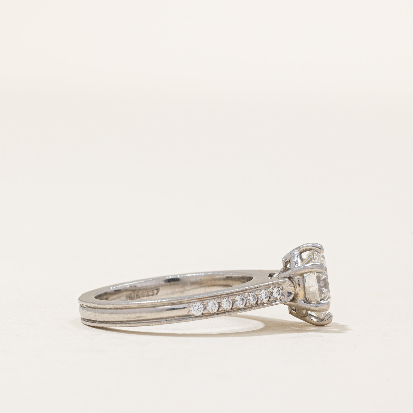 GIA Certified Diamond Engagement Ring | 1.18ct VS2 G | 0.07ctw | SZ 4.25 |
