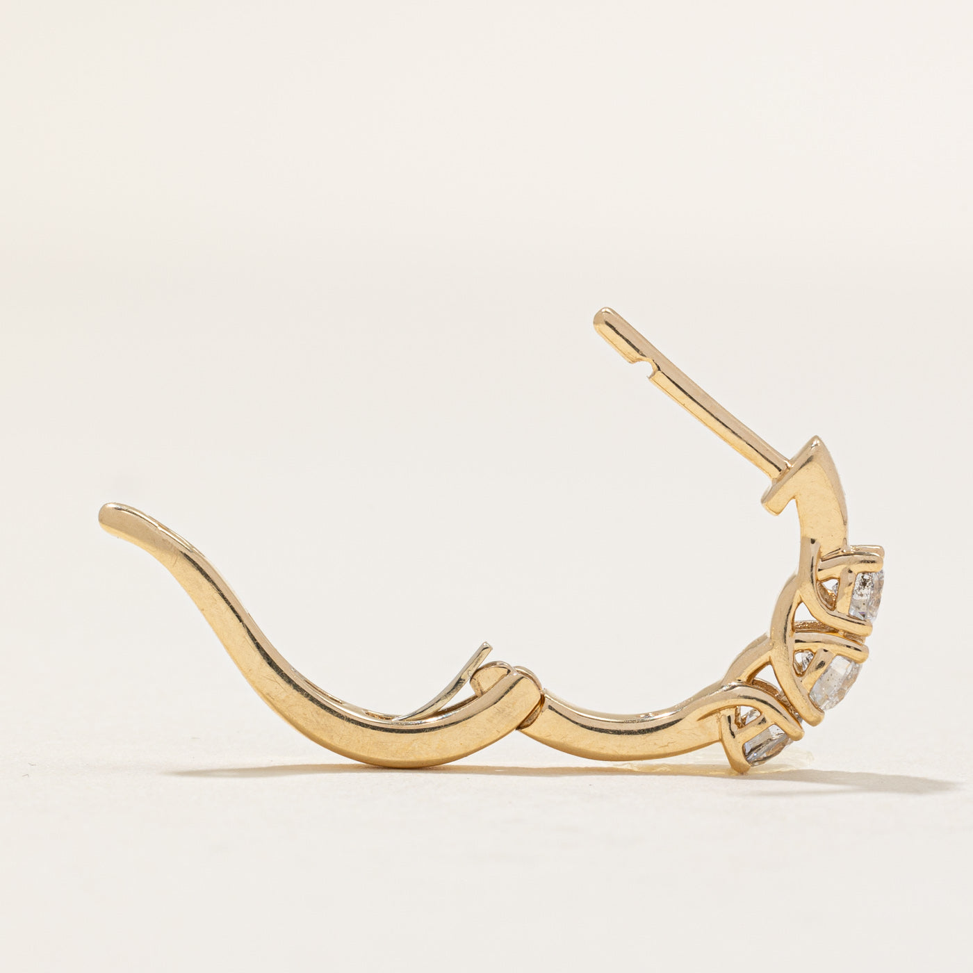 Diamond Hoop Earrings | 0.95ctw |