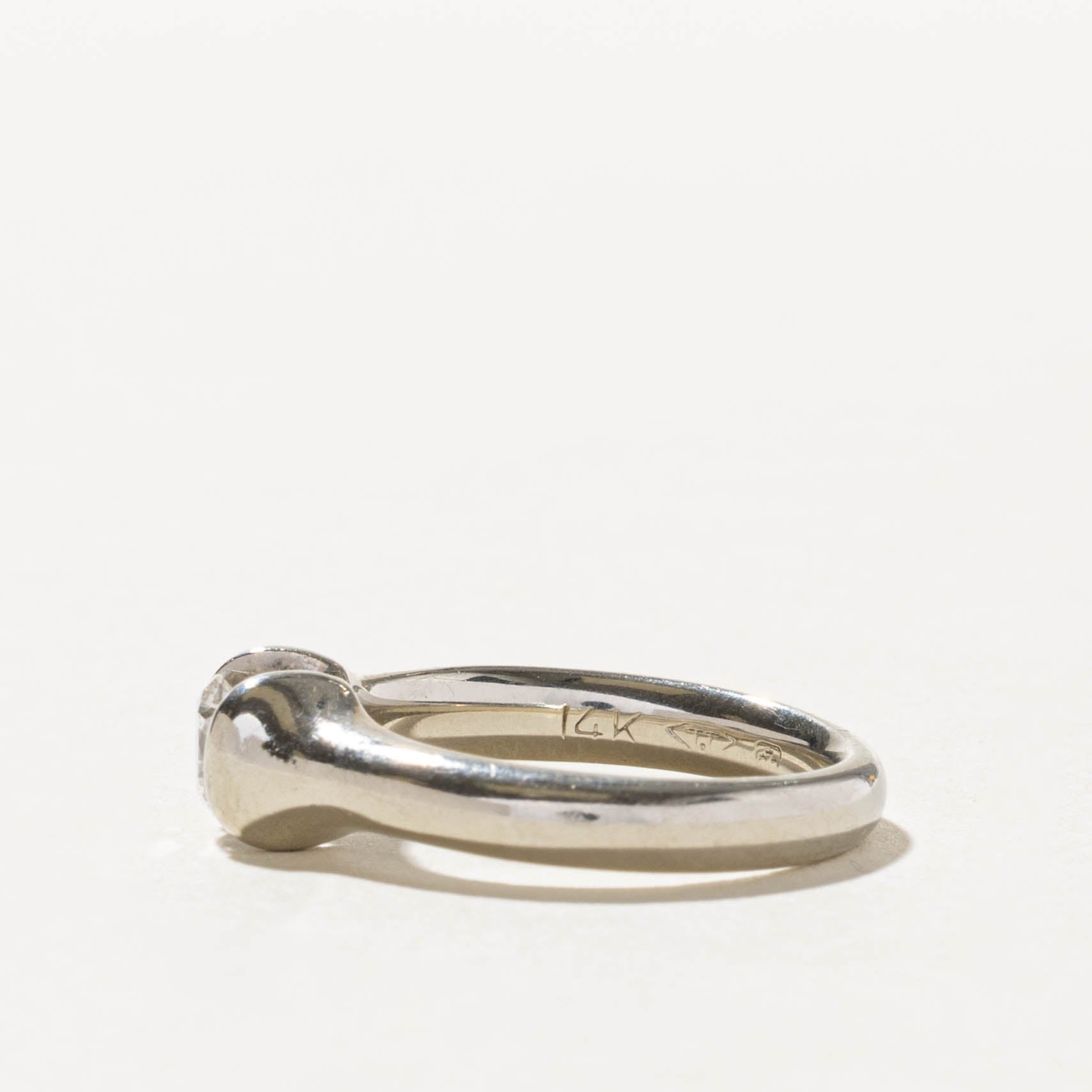 14k Tension Set Diamond Engagement Ring | 0.44ct | SZ 6