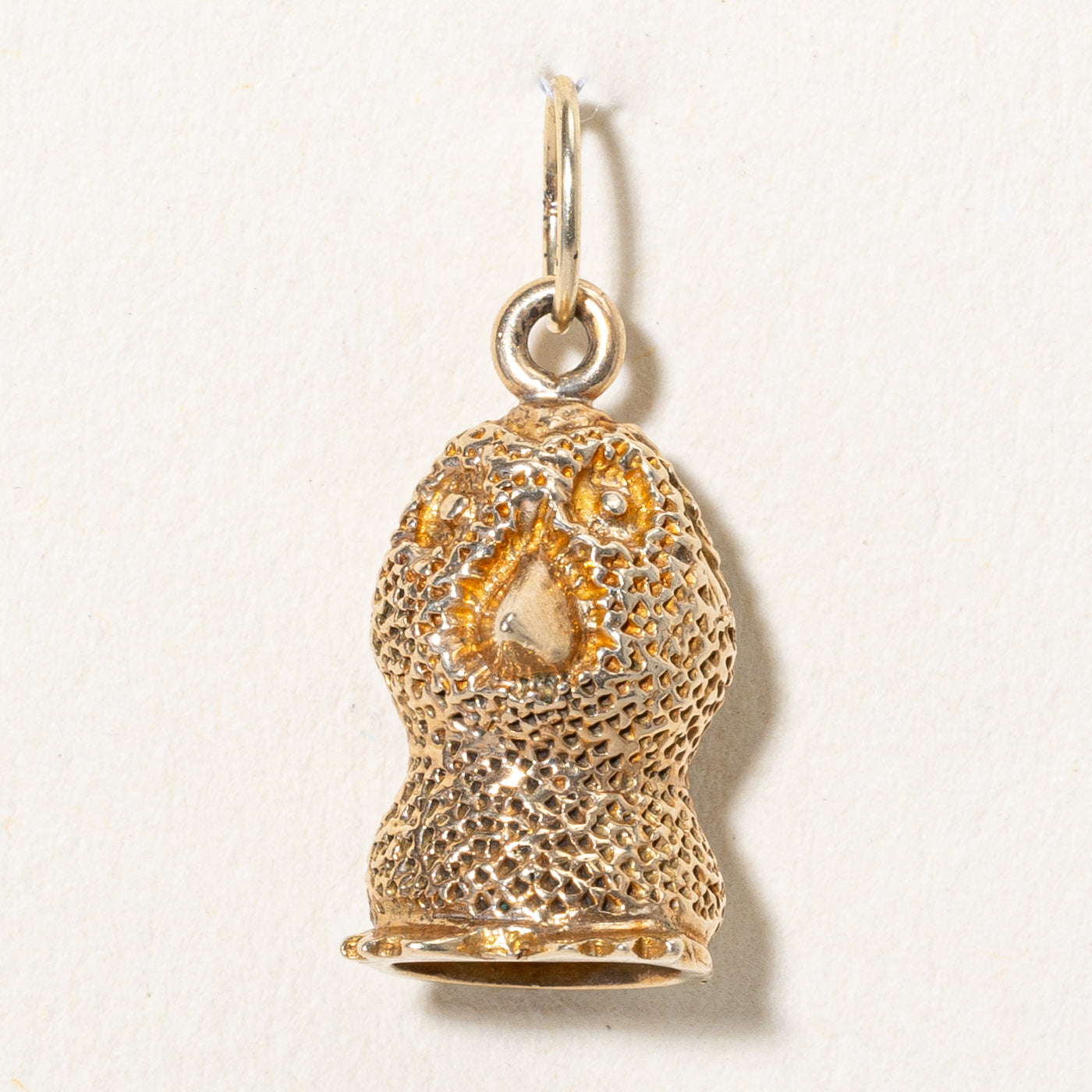 10k Yellow Gold Bird Charm