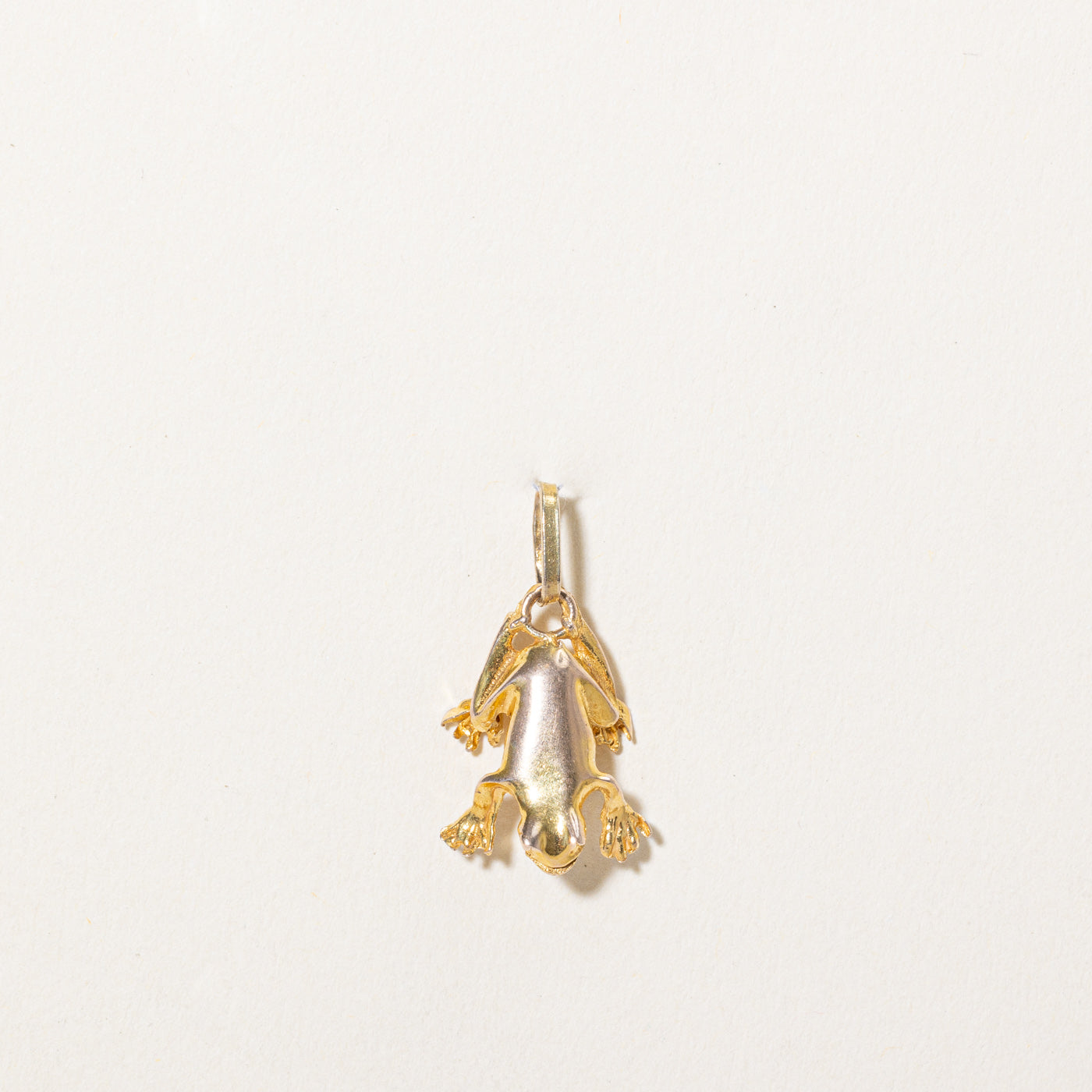 9k Yellow Gold Frog Charm