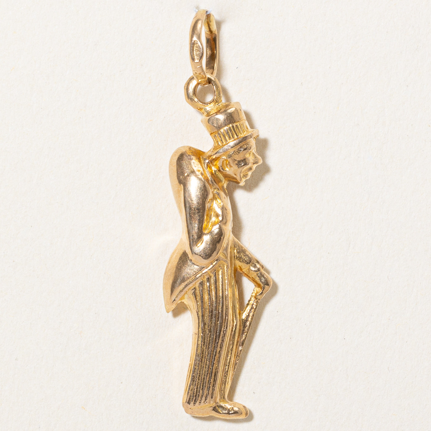 18k Yellow Gold Old Man Charm
