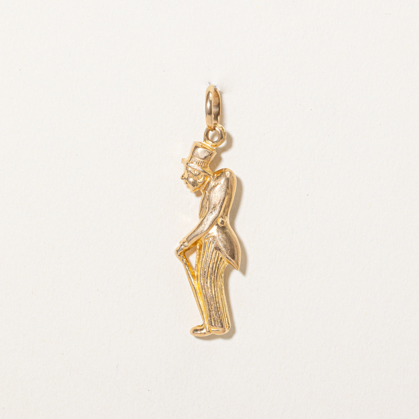 18k Yellow Gold Old Man Charm