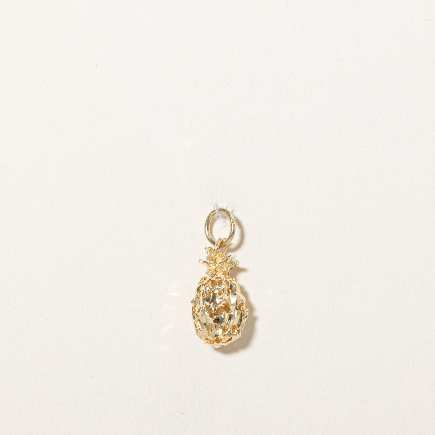 12k Yellow Gold Pineapple Charm