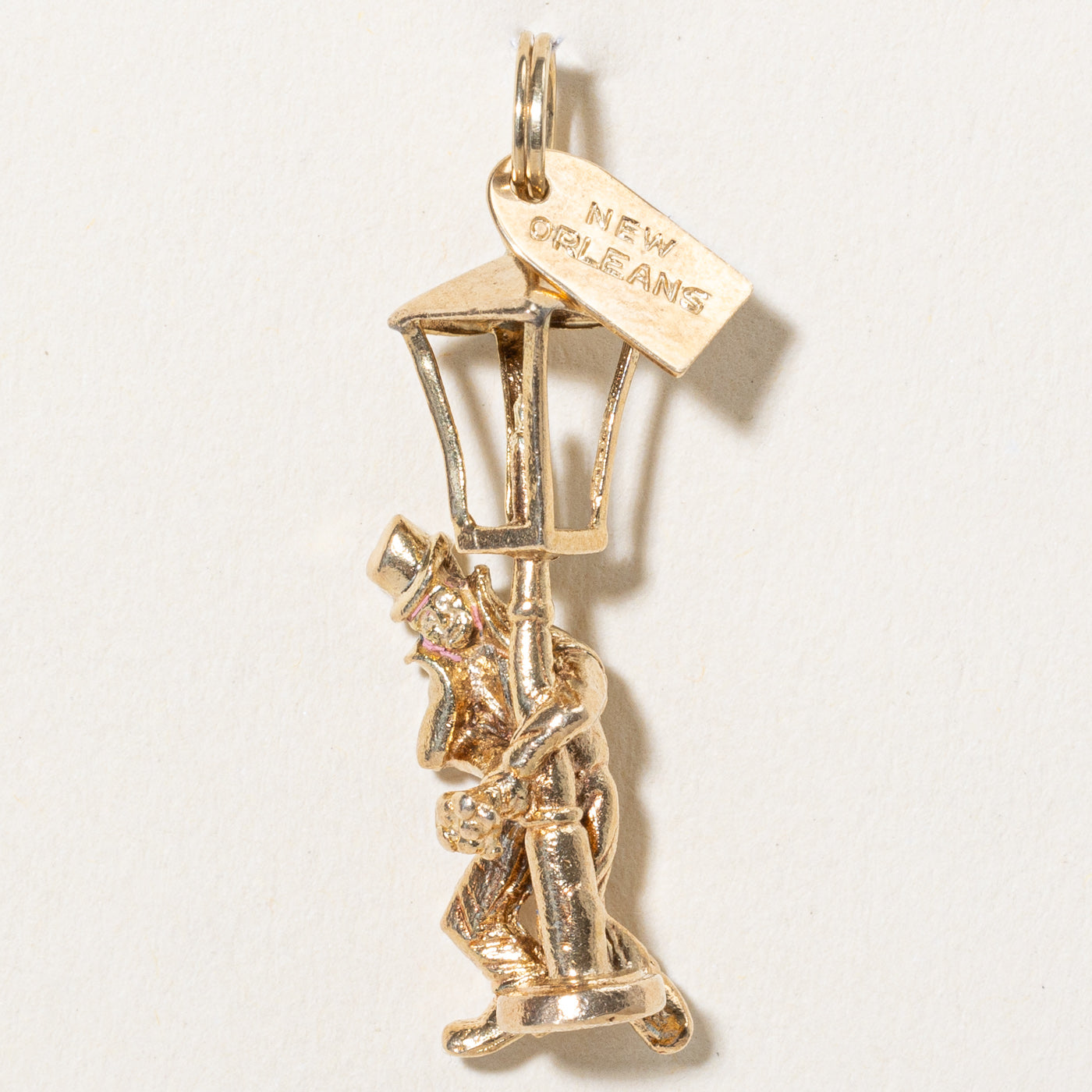 14k Yellow Gold New Orleans Charm