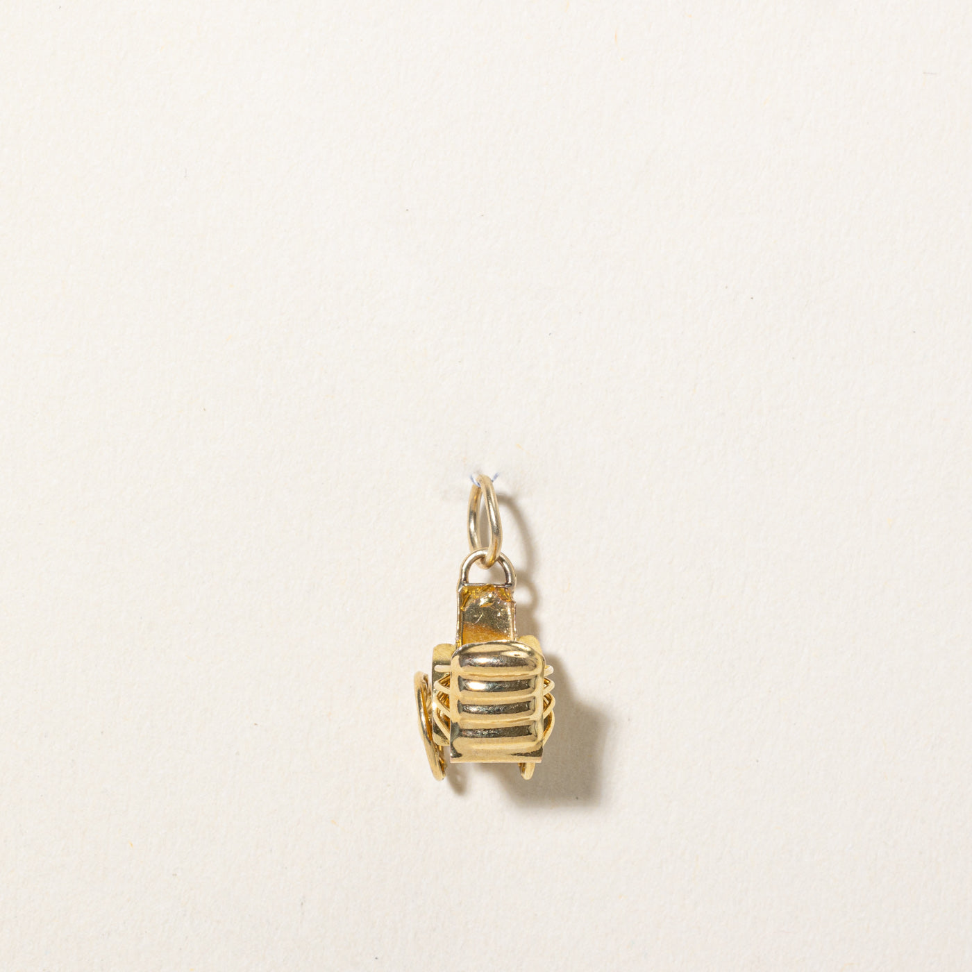 14k Yellow Gold Carriage Charm