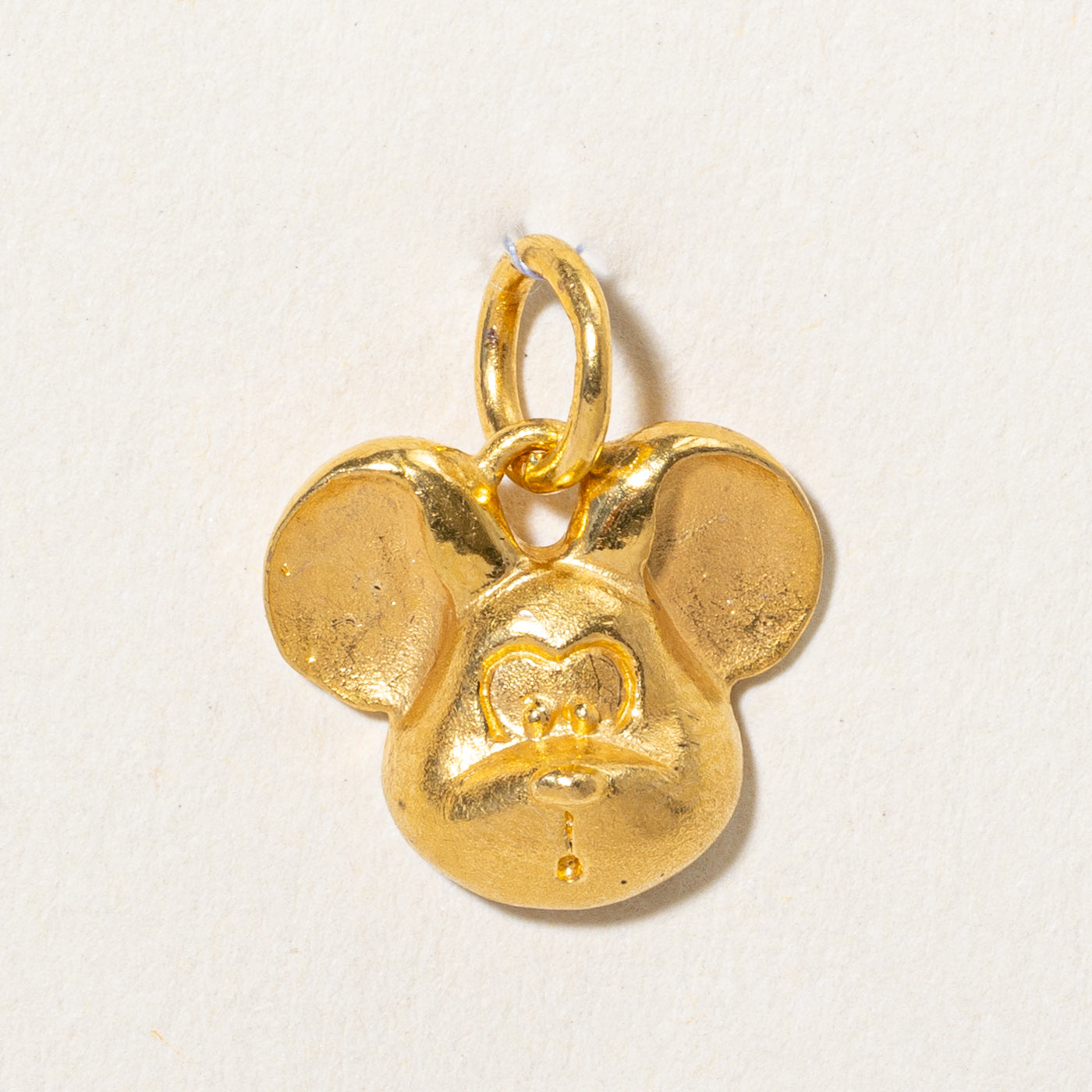 24k Yellow Gold Mickey Mouse Charm