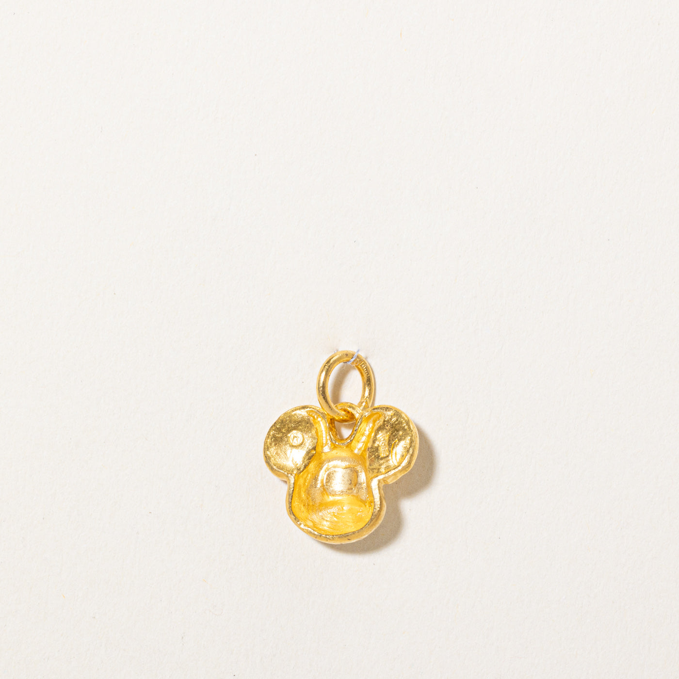 24k Yellow Gold Mickey Mouse Charm