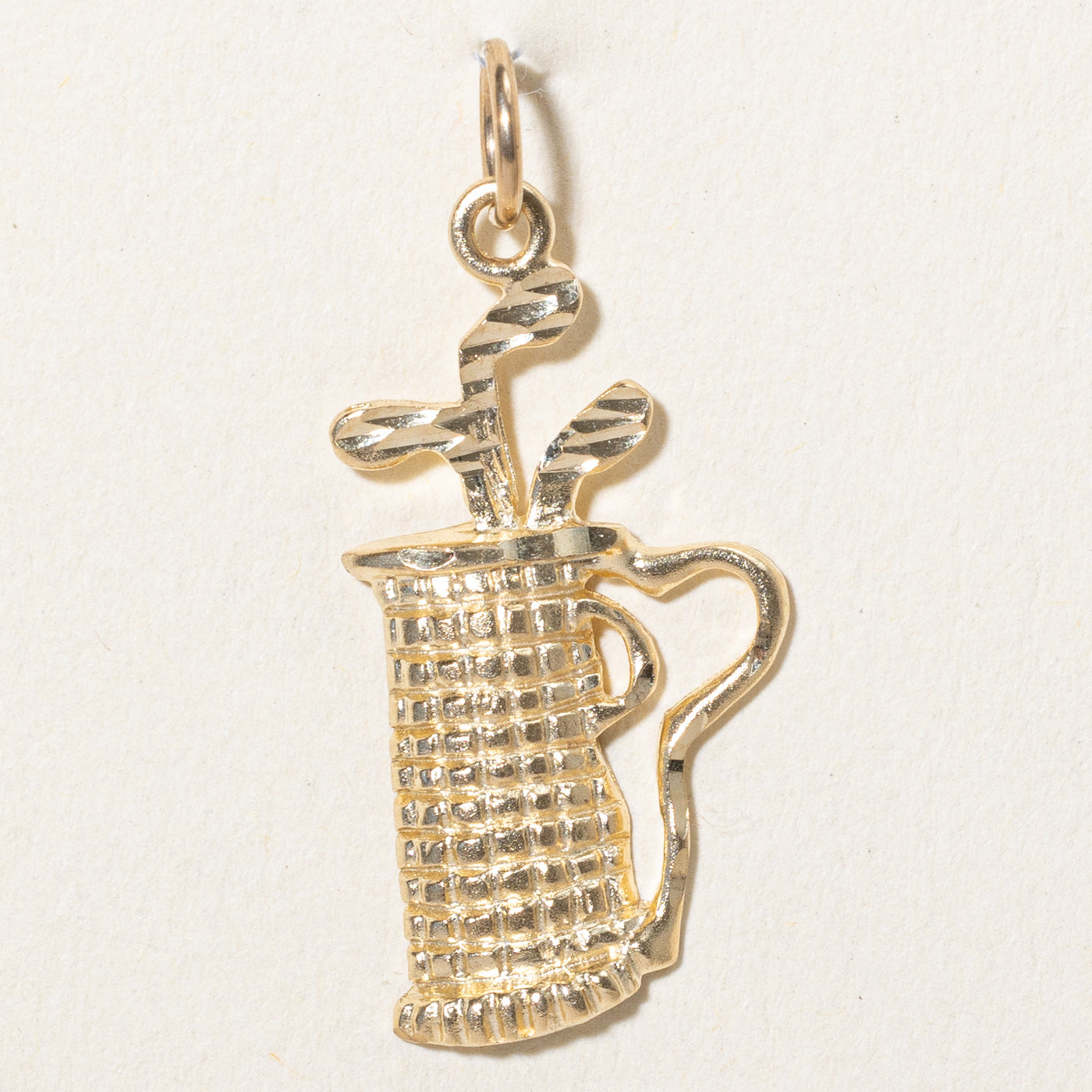 10k Yellow Gold Golf Club Charm