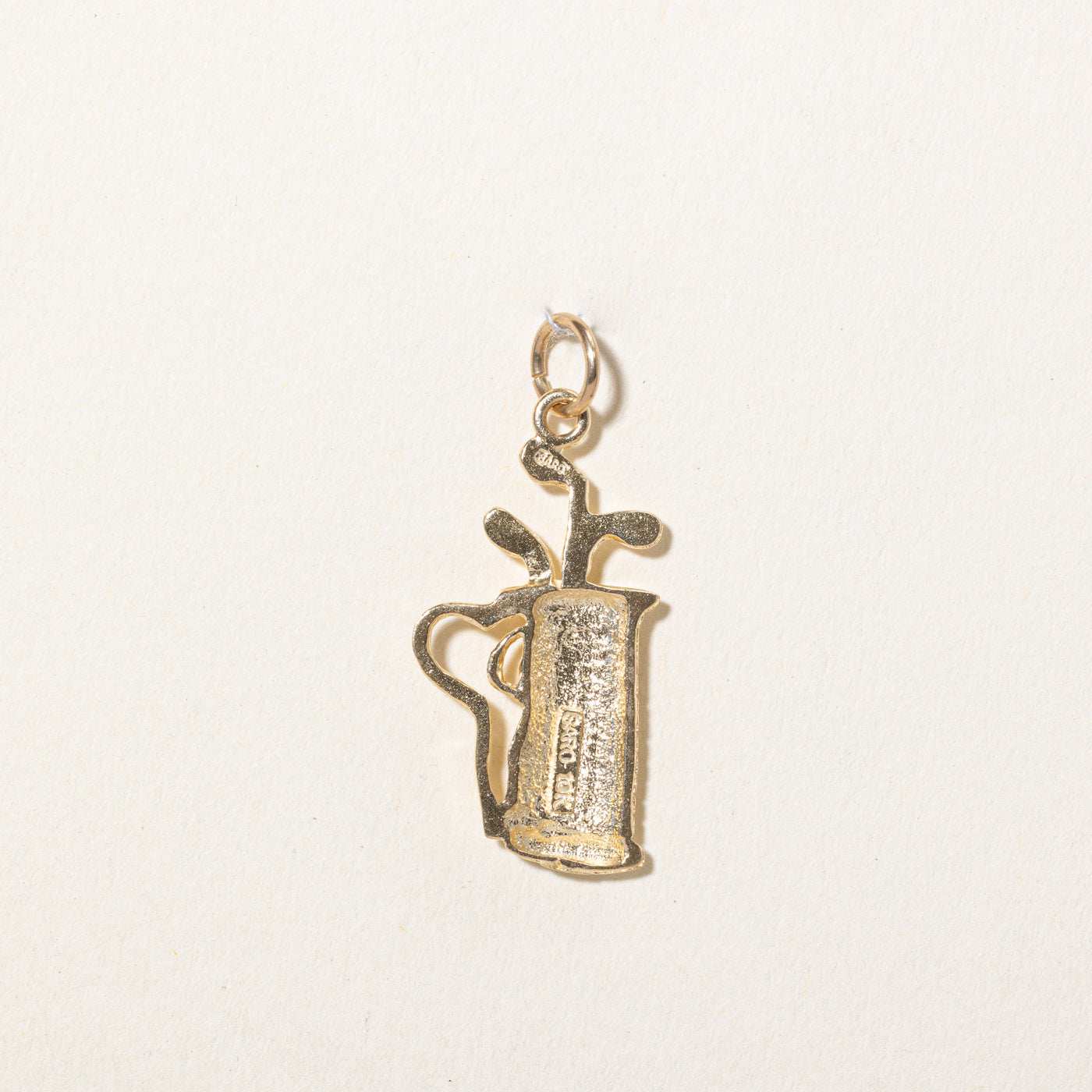 10k Yellow Gold Golf Club Charm