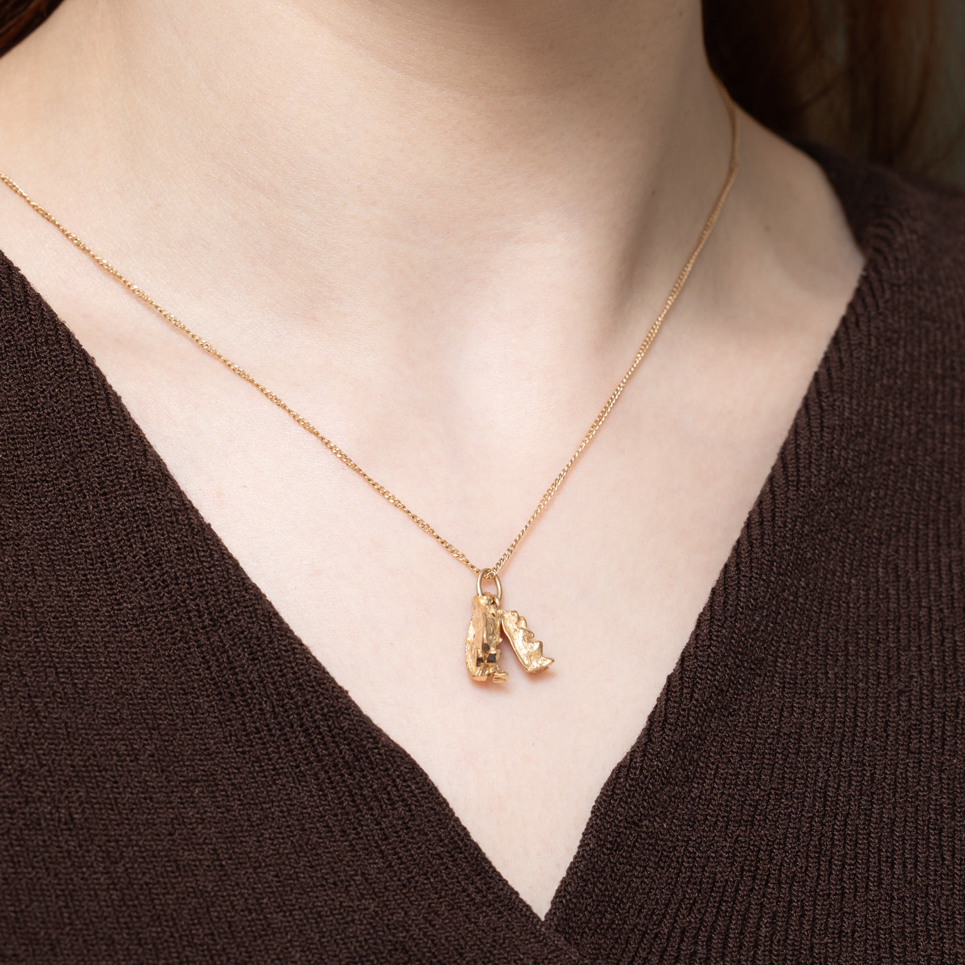 10K Yellow Gold "Hear No Evil, See No Evil, Speak No Evil" Monkey Charm
