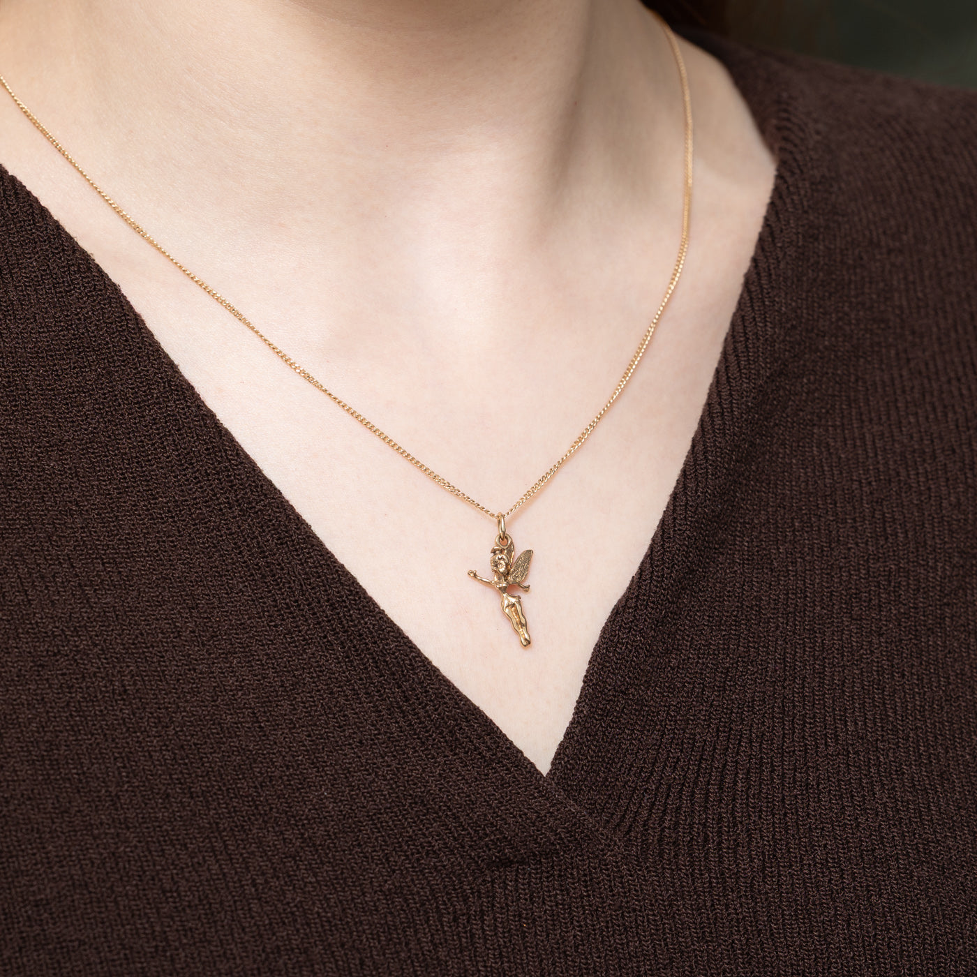 10K Yellow Gold Fairy Charm