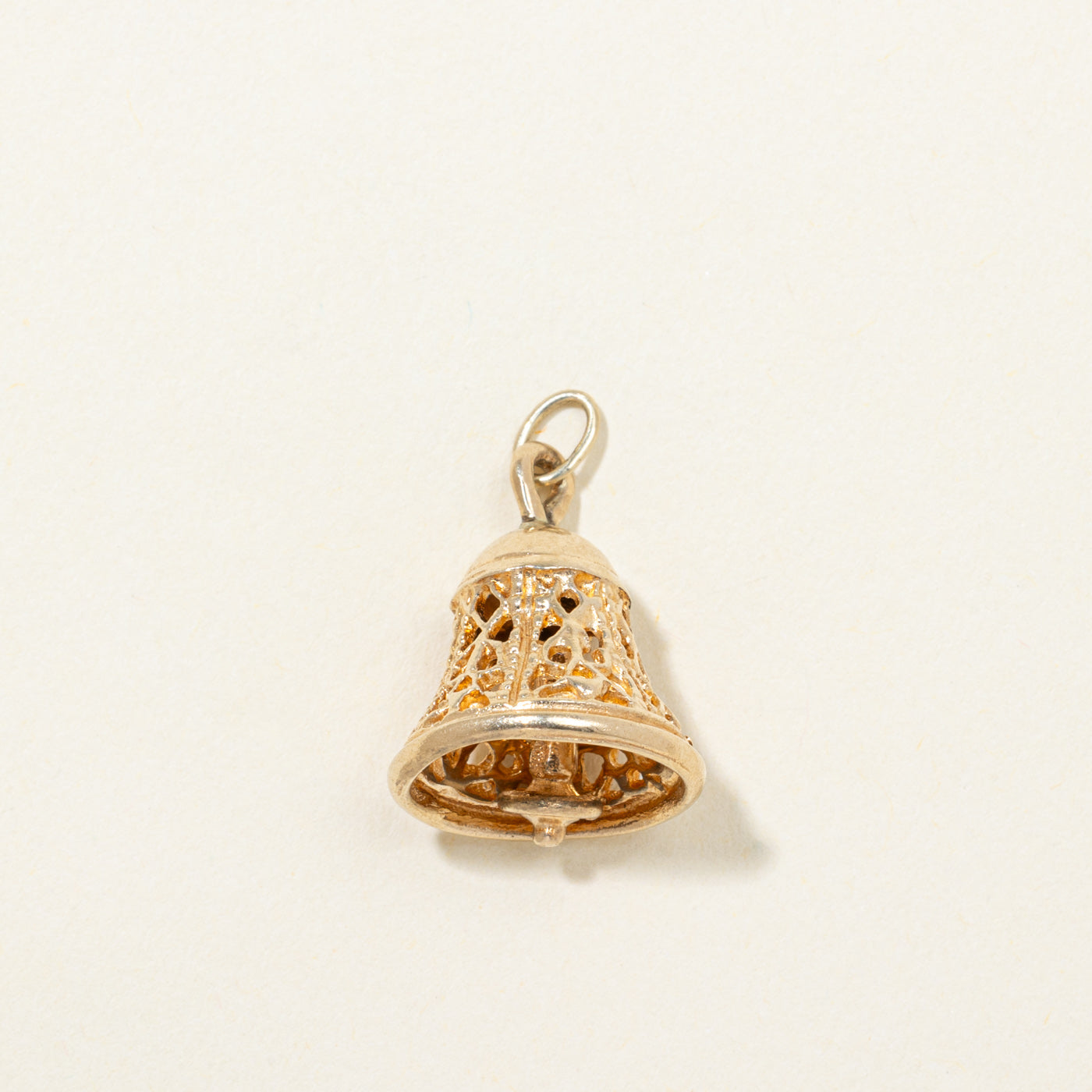 9K Yellow Gold Bell Charm