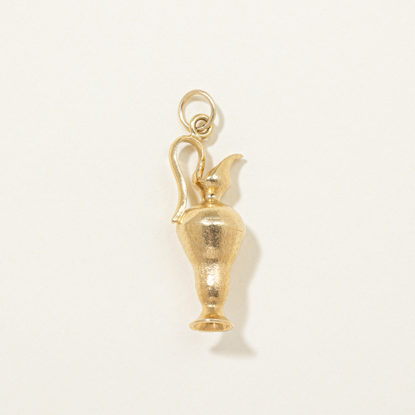 18K Yellow Gold Pitcher Charm