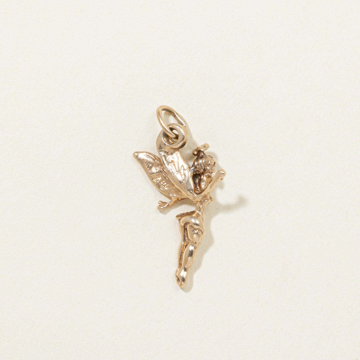 10K Yellow Gold Fairy Charm