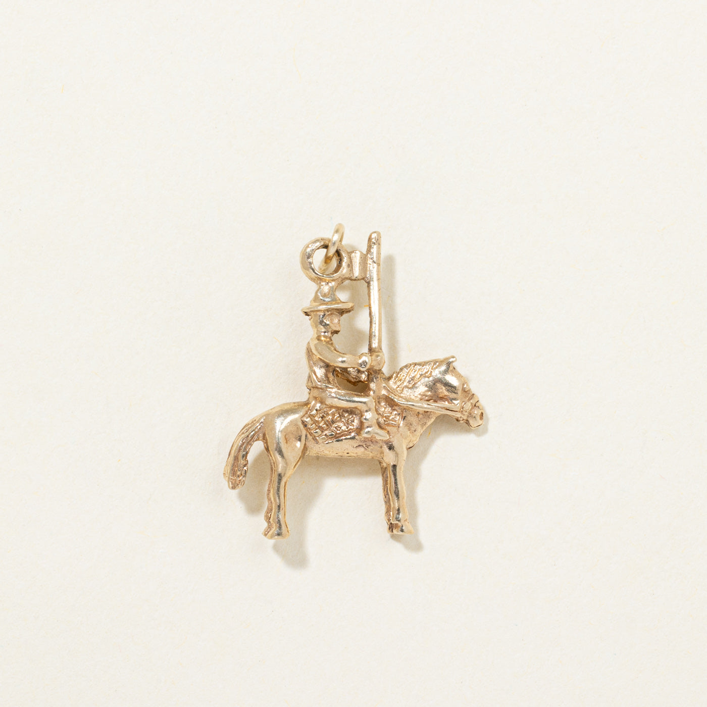 9K Yellow Gold Mountie Charm
