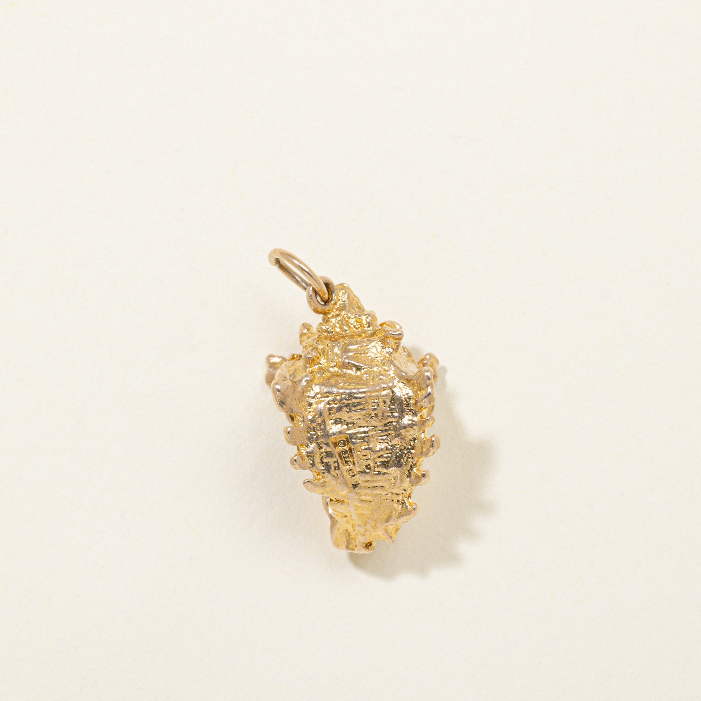 Birmingham 9K Yellow Gold Conch Shell Charm