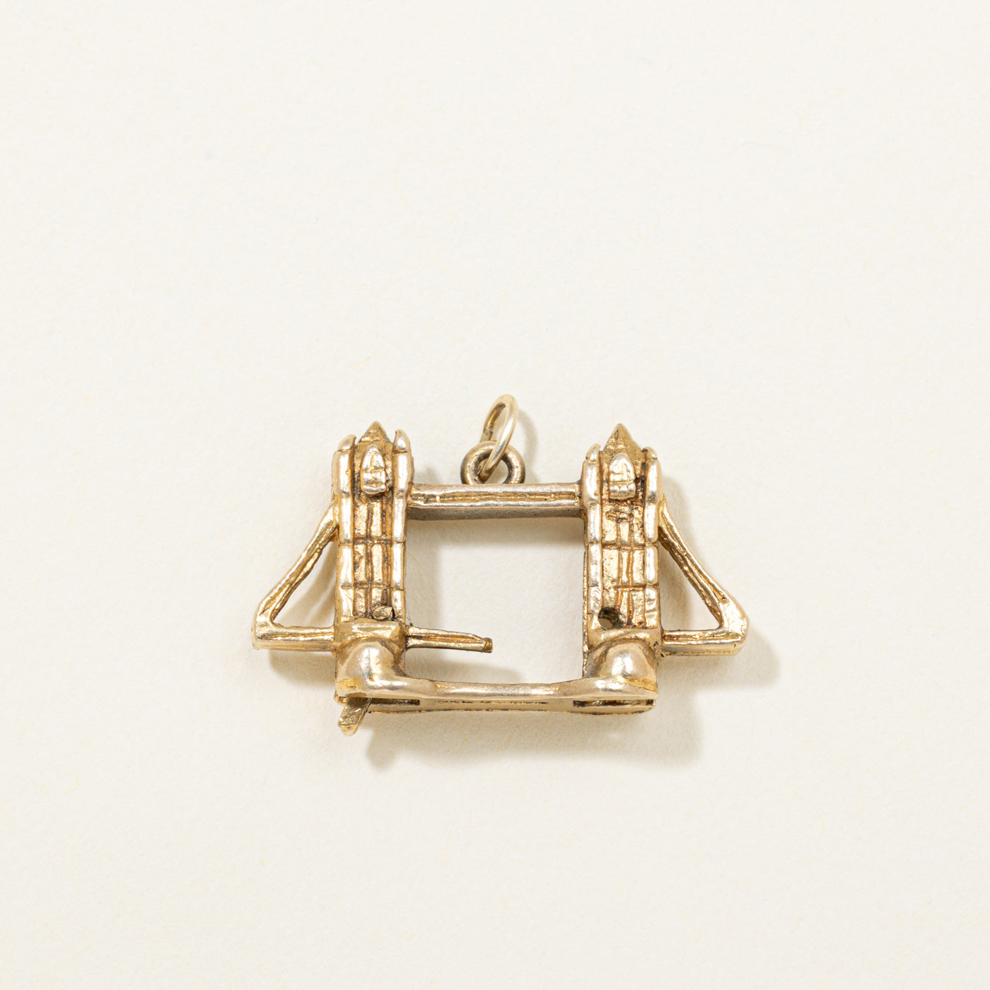 London 9K Yellow Gold Tower Bridge Charm