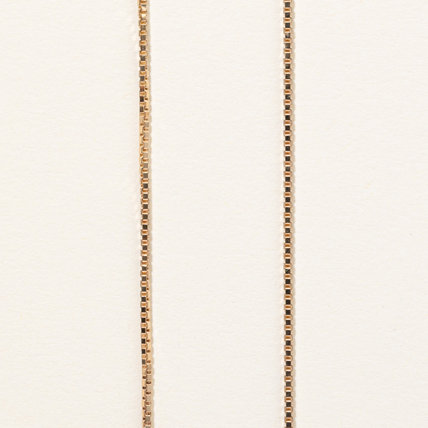 10k Yellow Gold Box Link Chain | 16" |