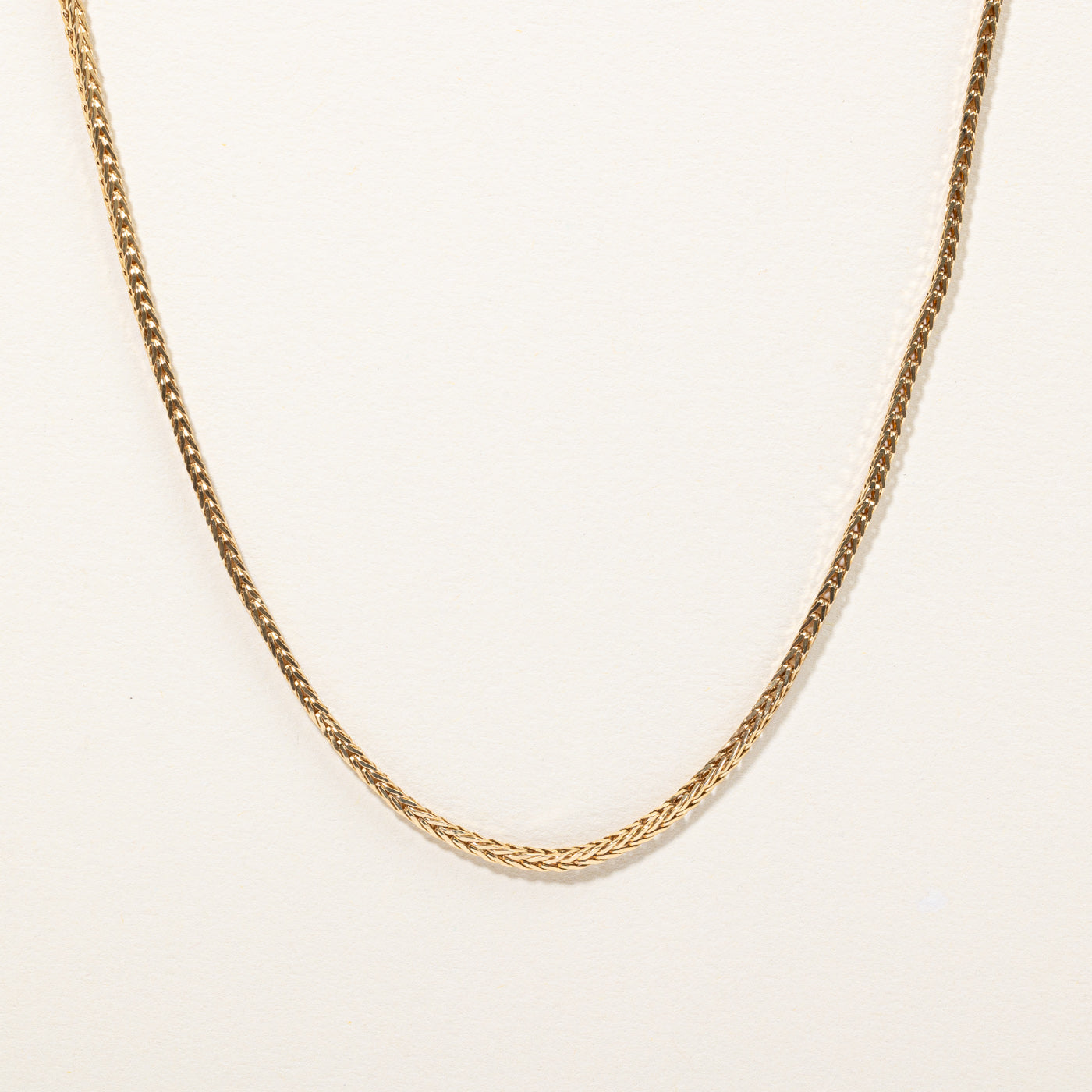 18k Yellow Gold Wheat Chain | 26" |