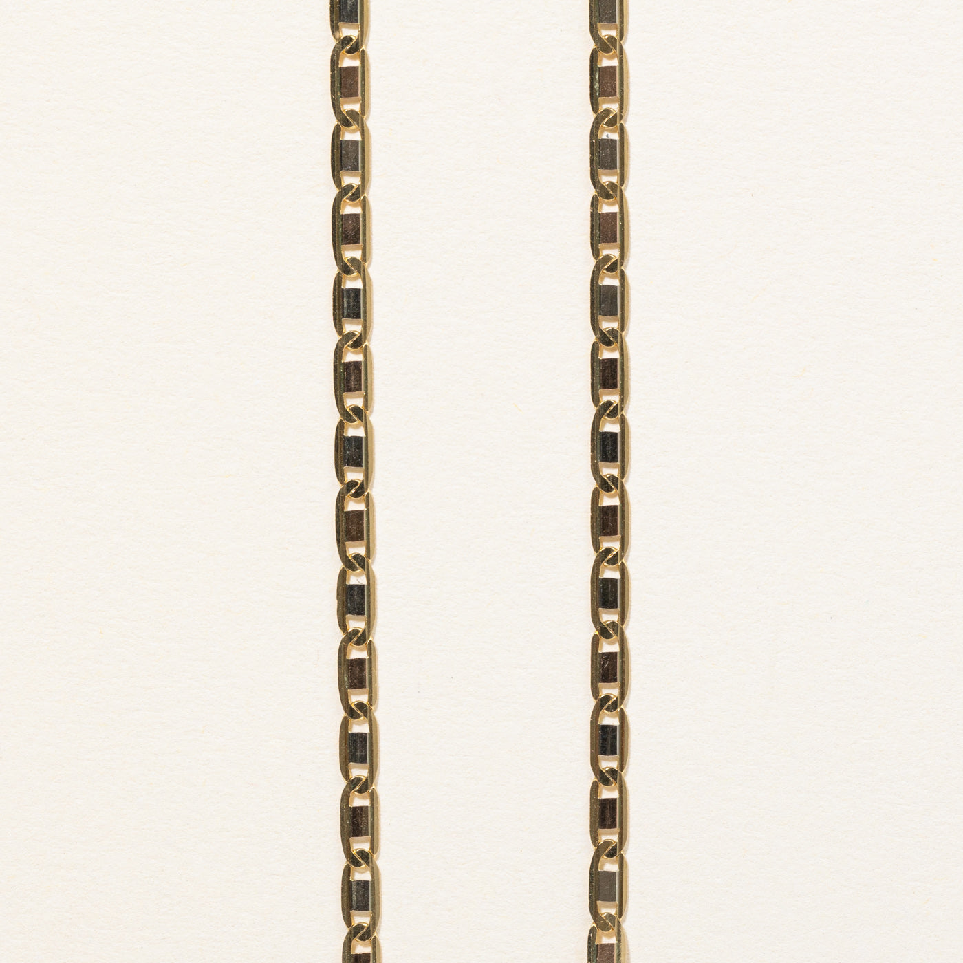 18k Tri Tone Gold Anchor Link Chain | 23" |