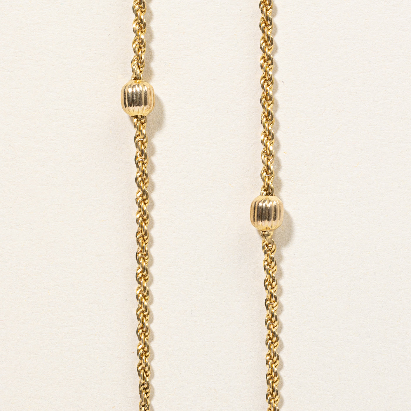 14k Yellow Gold Satellite Bead Chain | 30" |