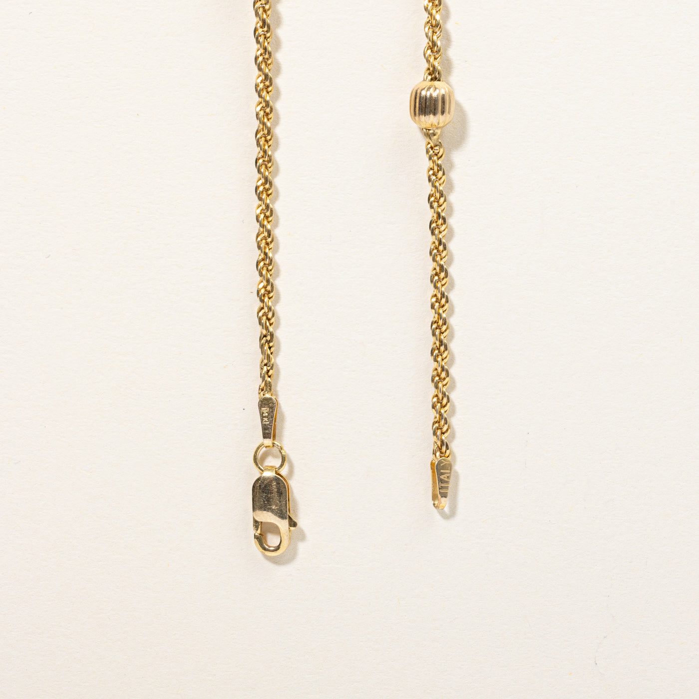 14k Yellow Gold Satellite Bead Chain | 30" |
