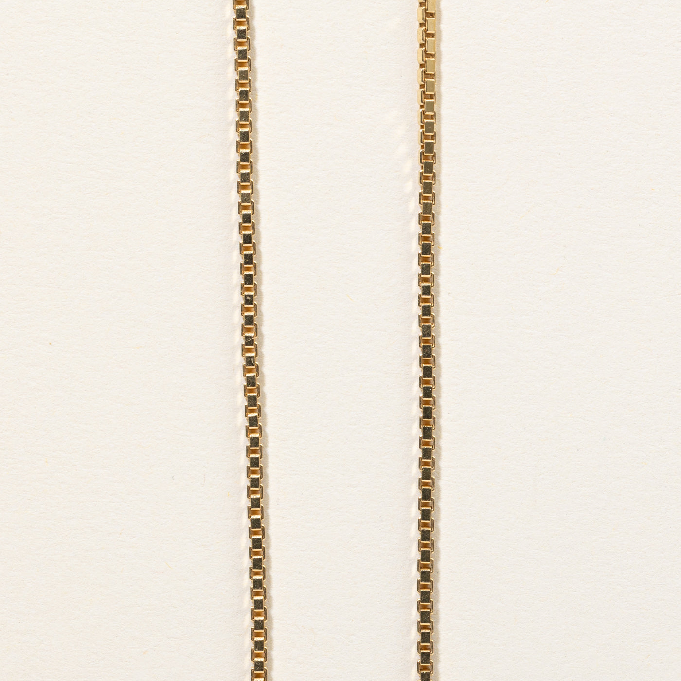 18k Yellow Gold Box Link Chain | 20" |