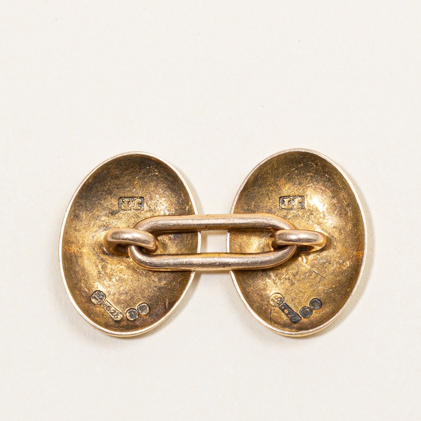 1879 London 15k Yellow Gold Cufflinks