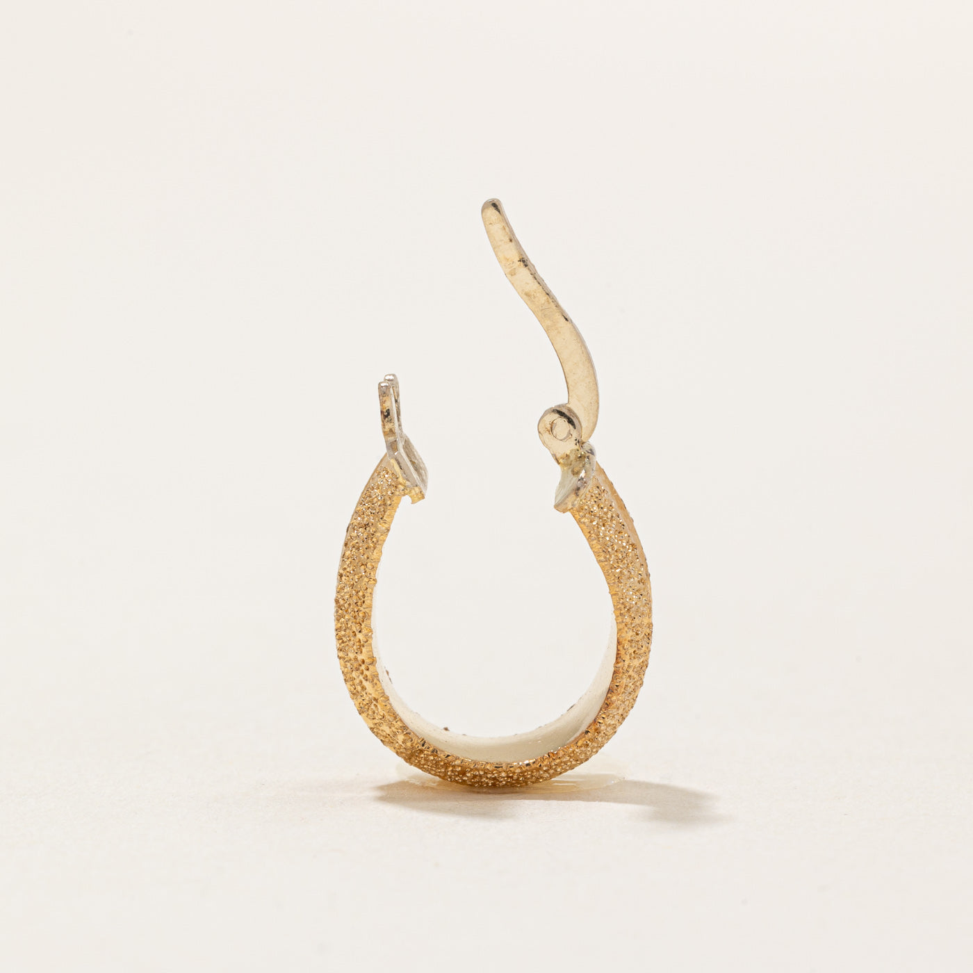 18k Yellow Gold Hoop Earrings