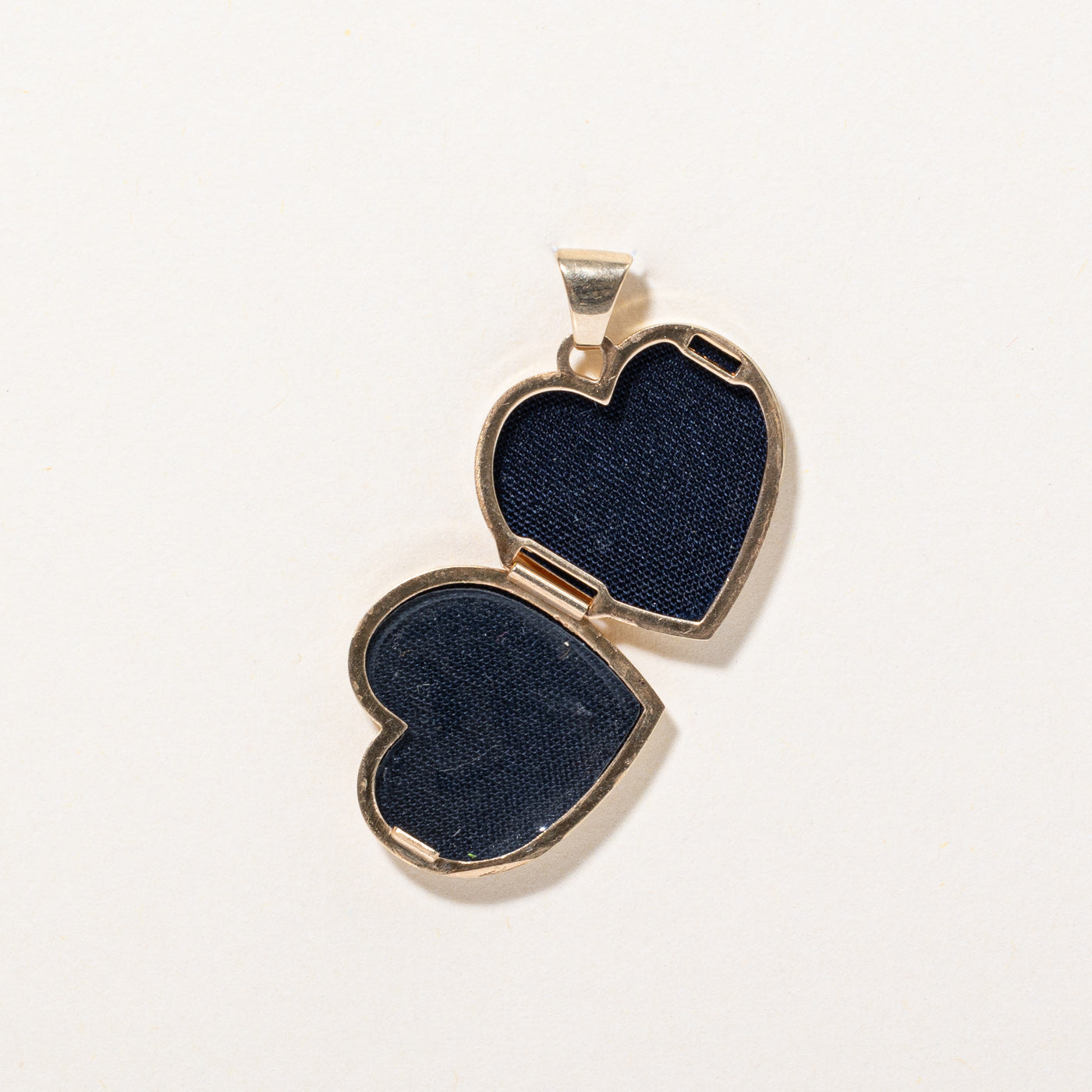 10k Two Tone Gold "I Love You" Heart Locket