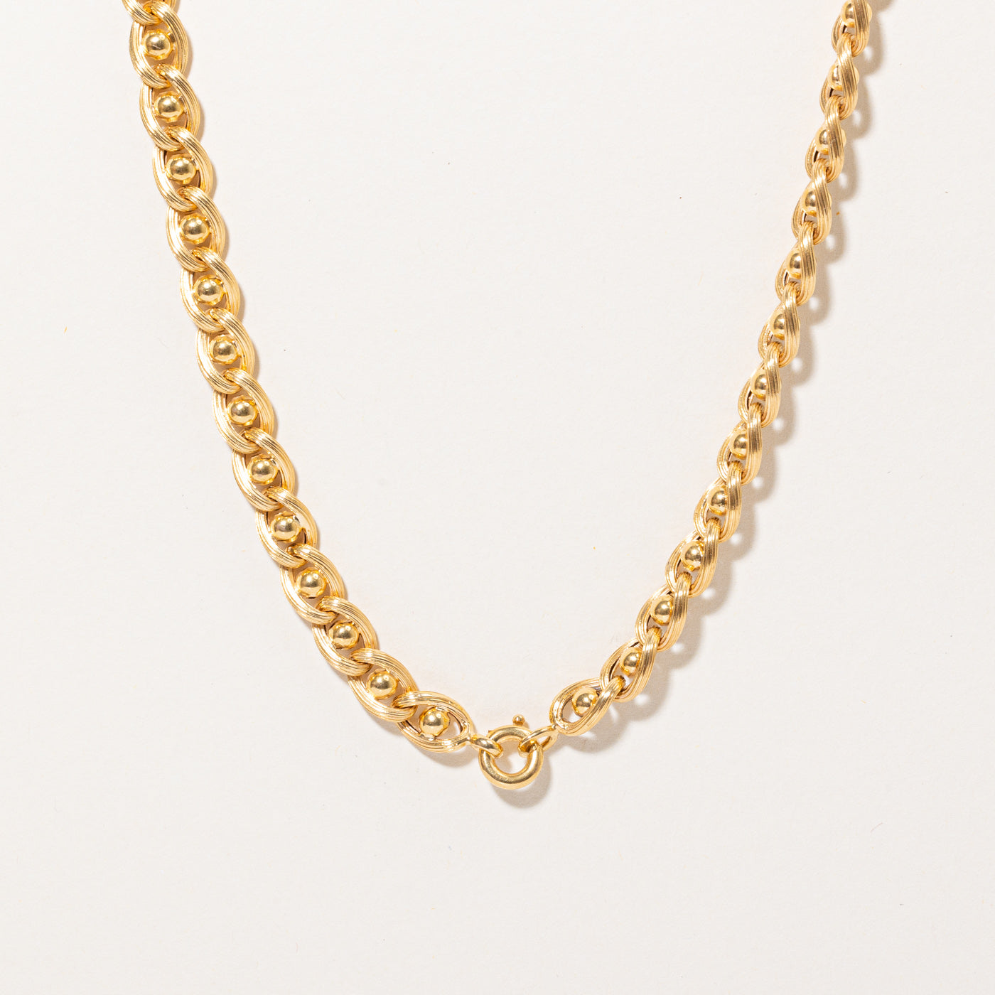 18k Yellow Gold Necklace | 16" |