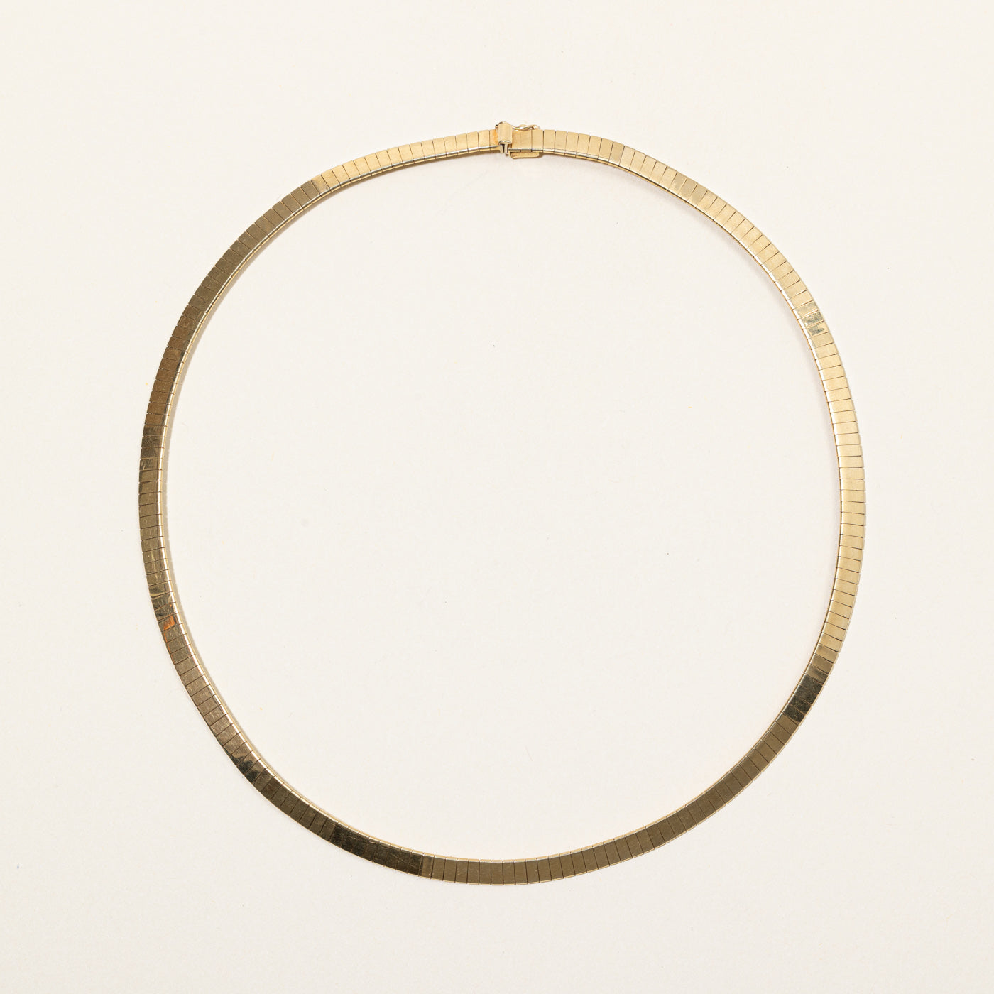 14k Yellow Gold Omega Necklace | 16" |