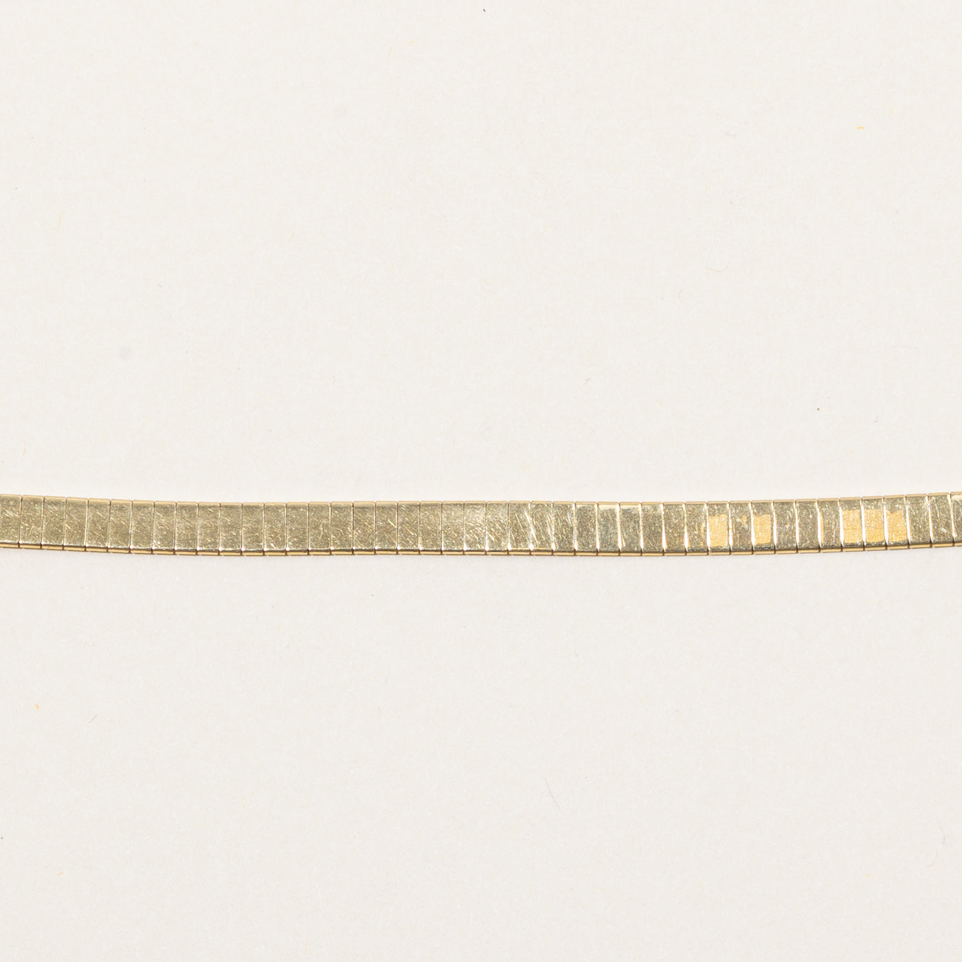 14k Yellow Gold Omega Necklace | 16" |