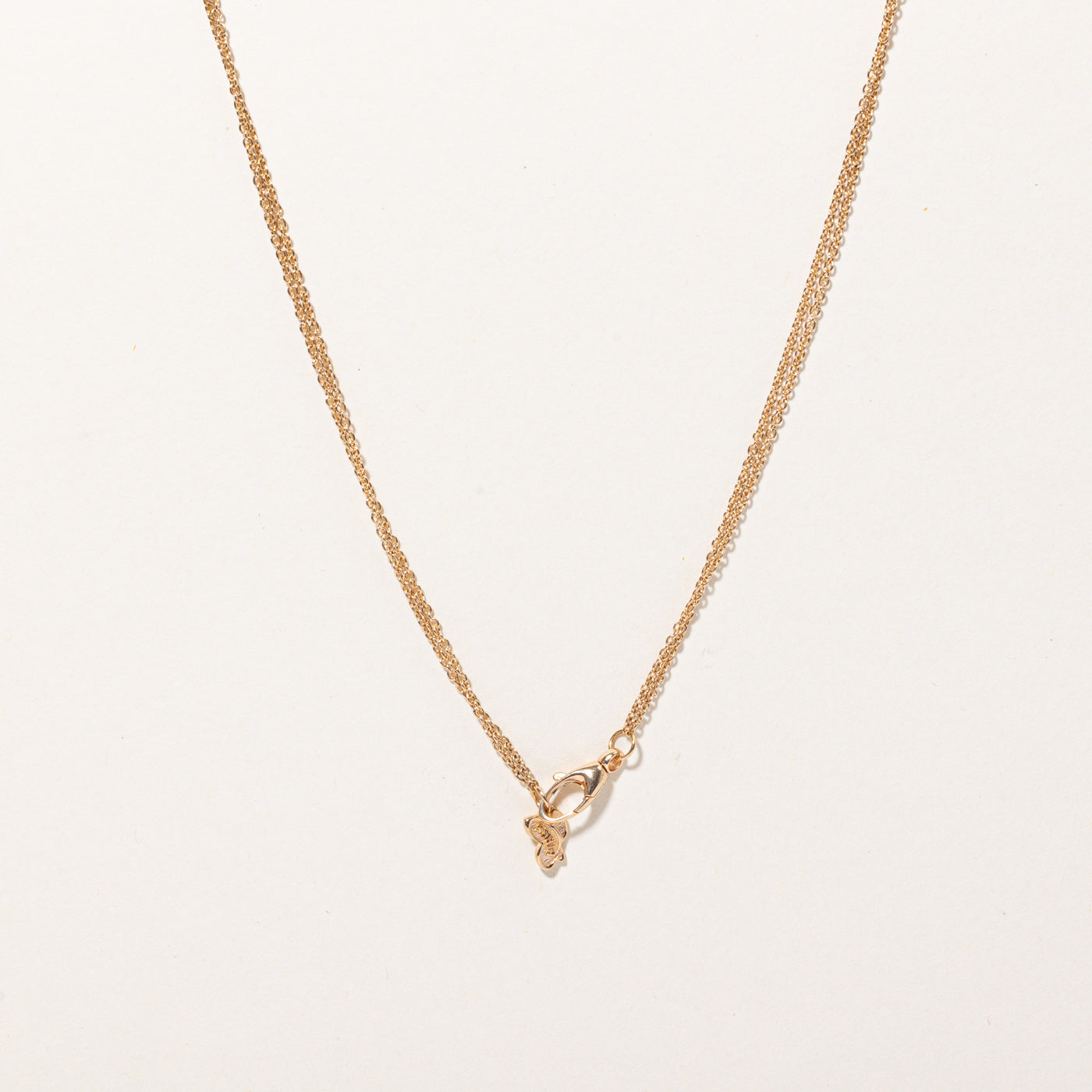 Birks' 18k Two Tone Gold Cage Pendant & Necklace | 28" |