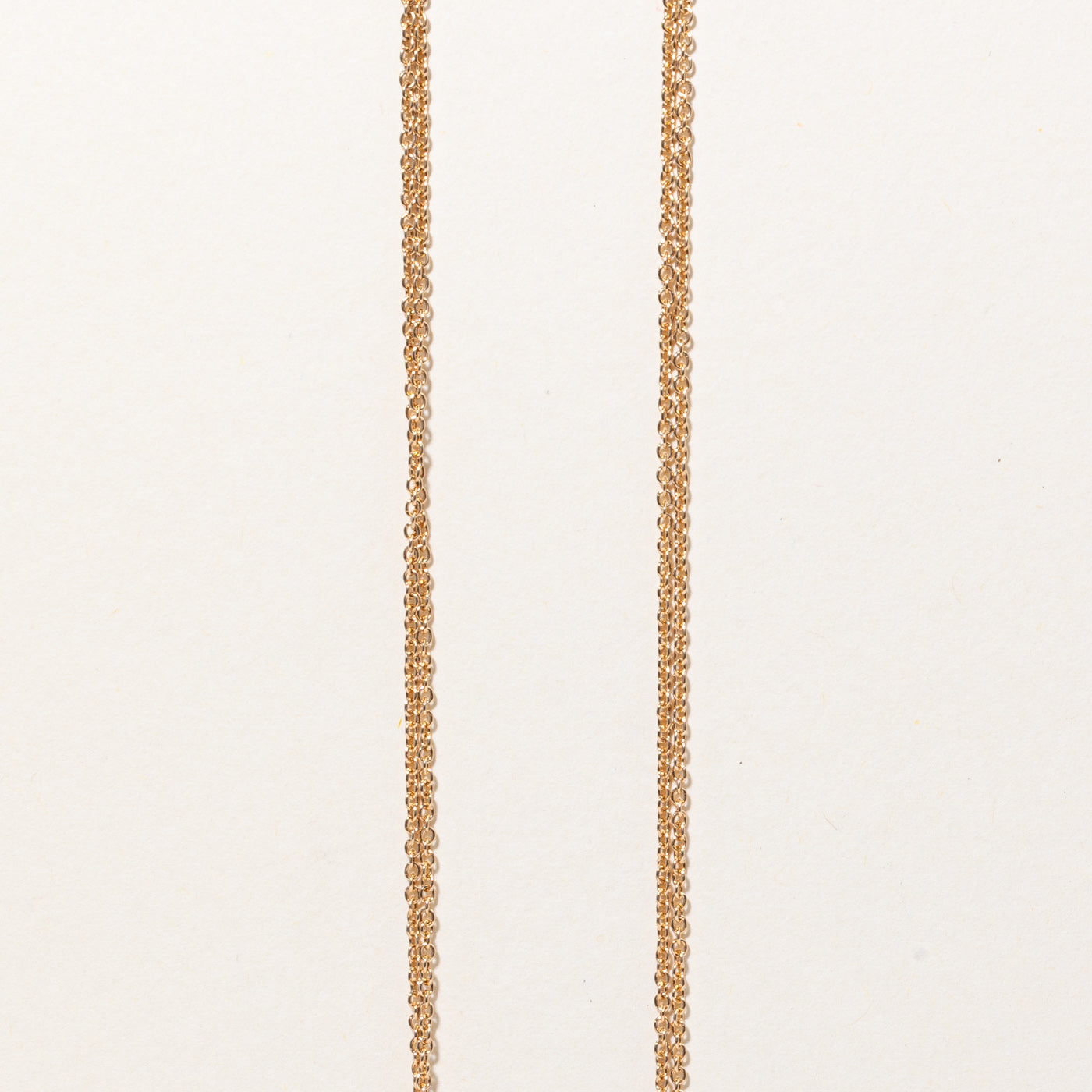 Birks' 18k Two Tone Gold Cage Pendant & Necklace | 28" |