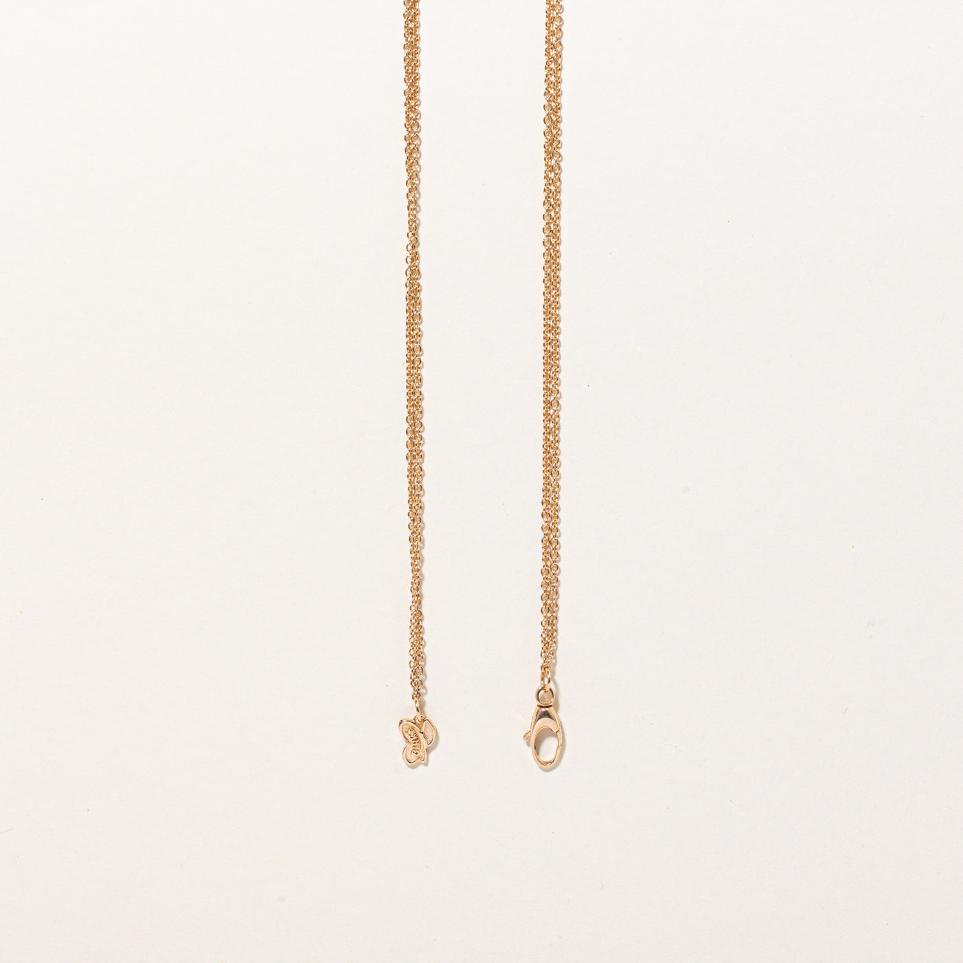 Birks' 18k Two Tone Gold Cage Pendant & Necklace | 28" |