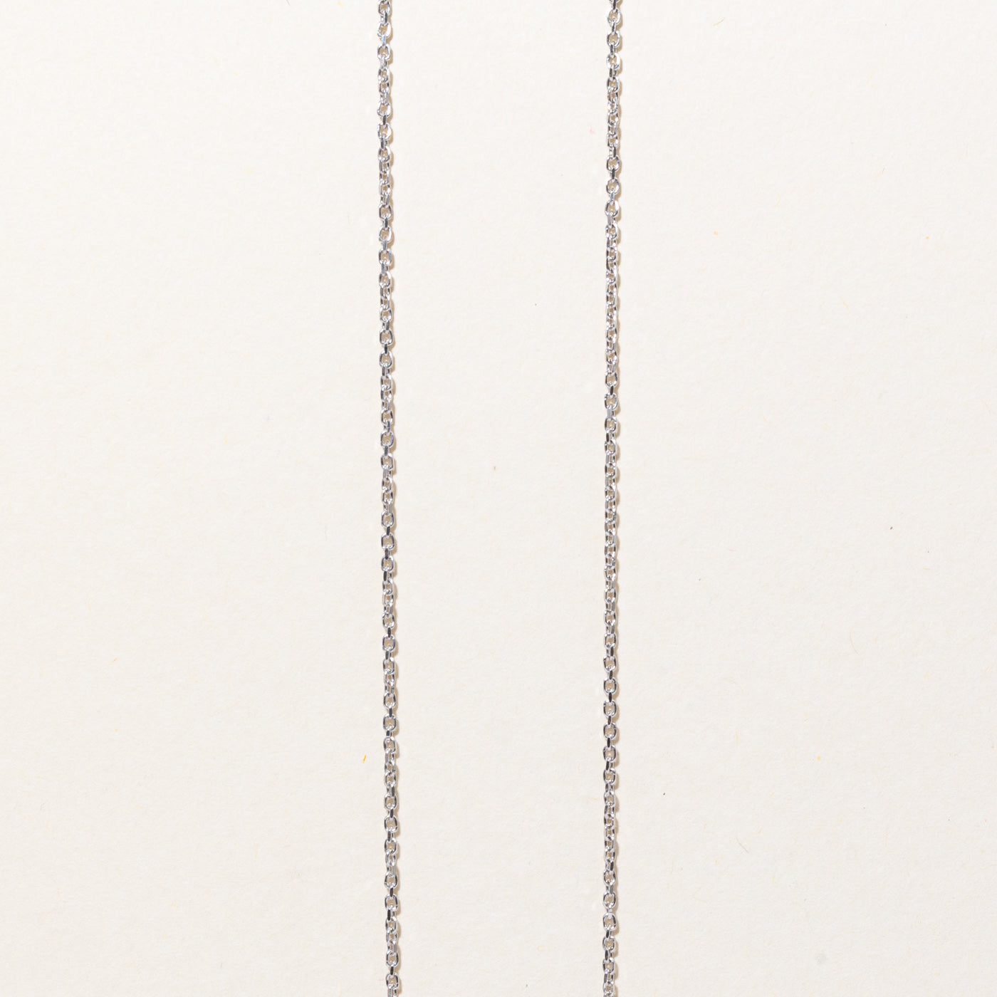 18k White Gold Pendant Necklace | 17" |