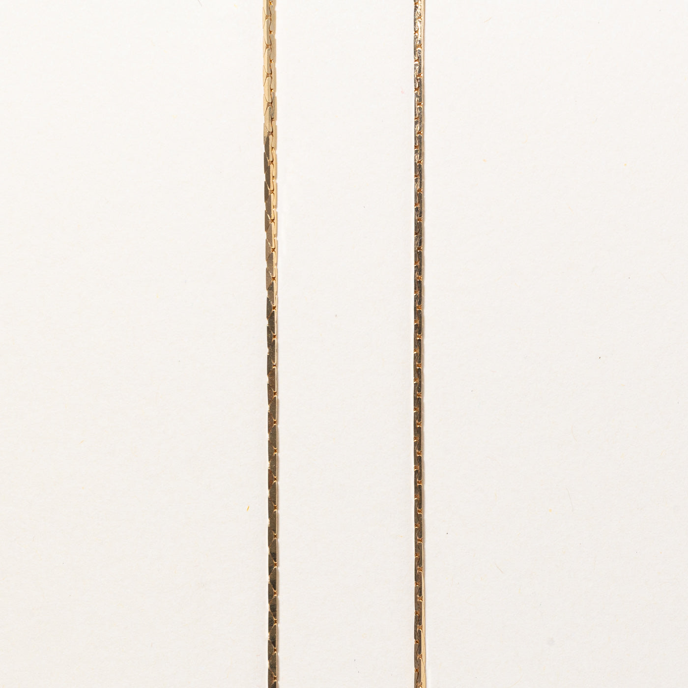 Chaîne Cobra en or jaune 14 carats | 24" |