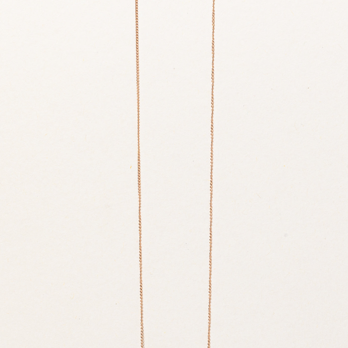 10k Rose Gold Diamond Circle Pendant Necklace | 22" |