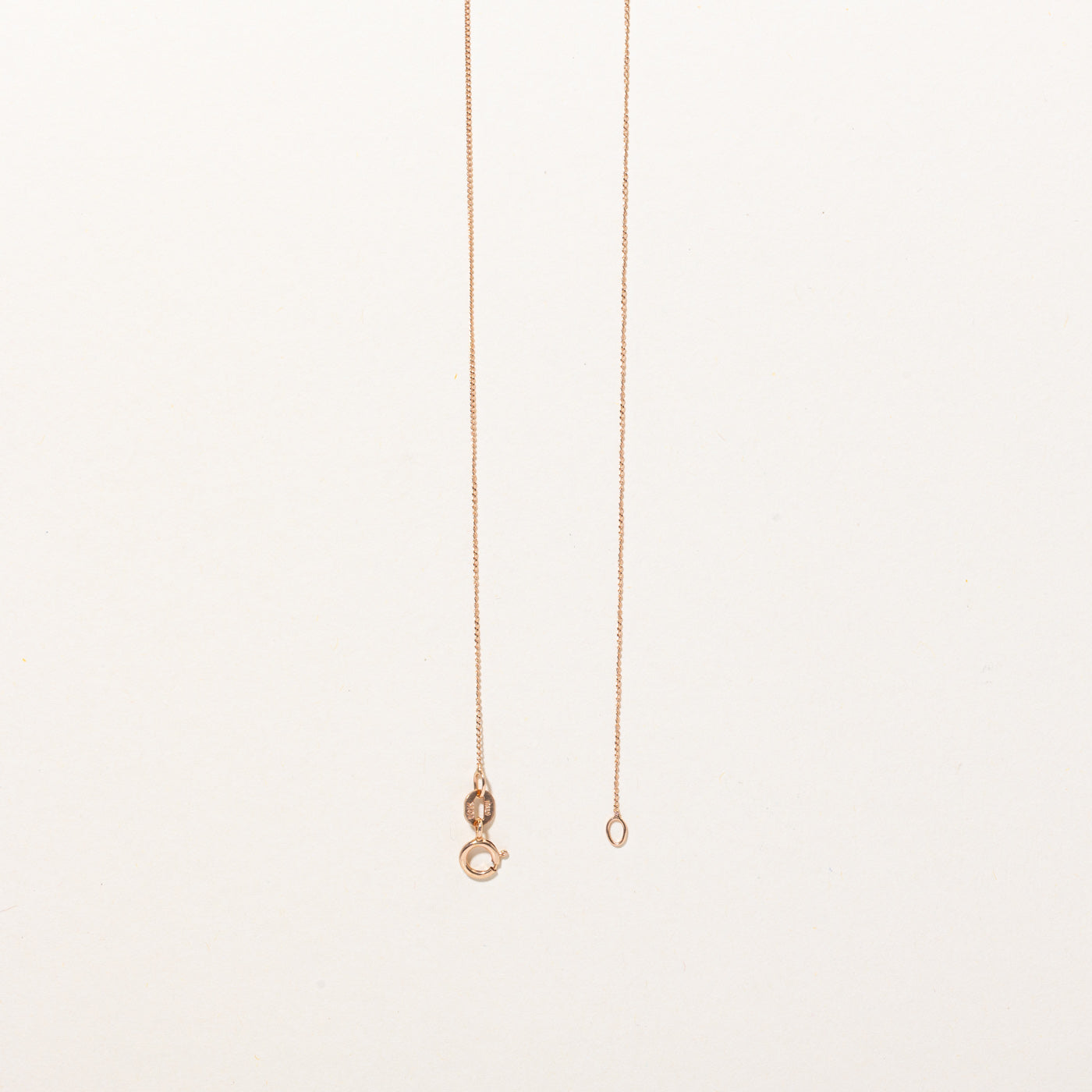 10k Rose Gold Diamond Circle Pendant Necklace | 22" |